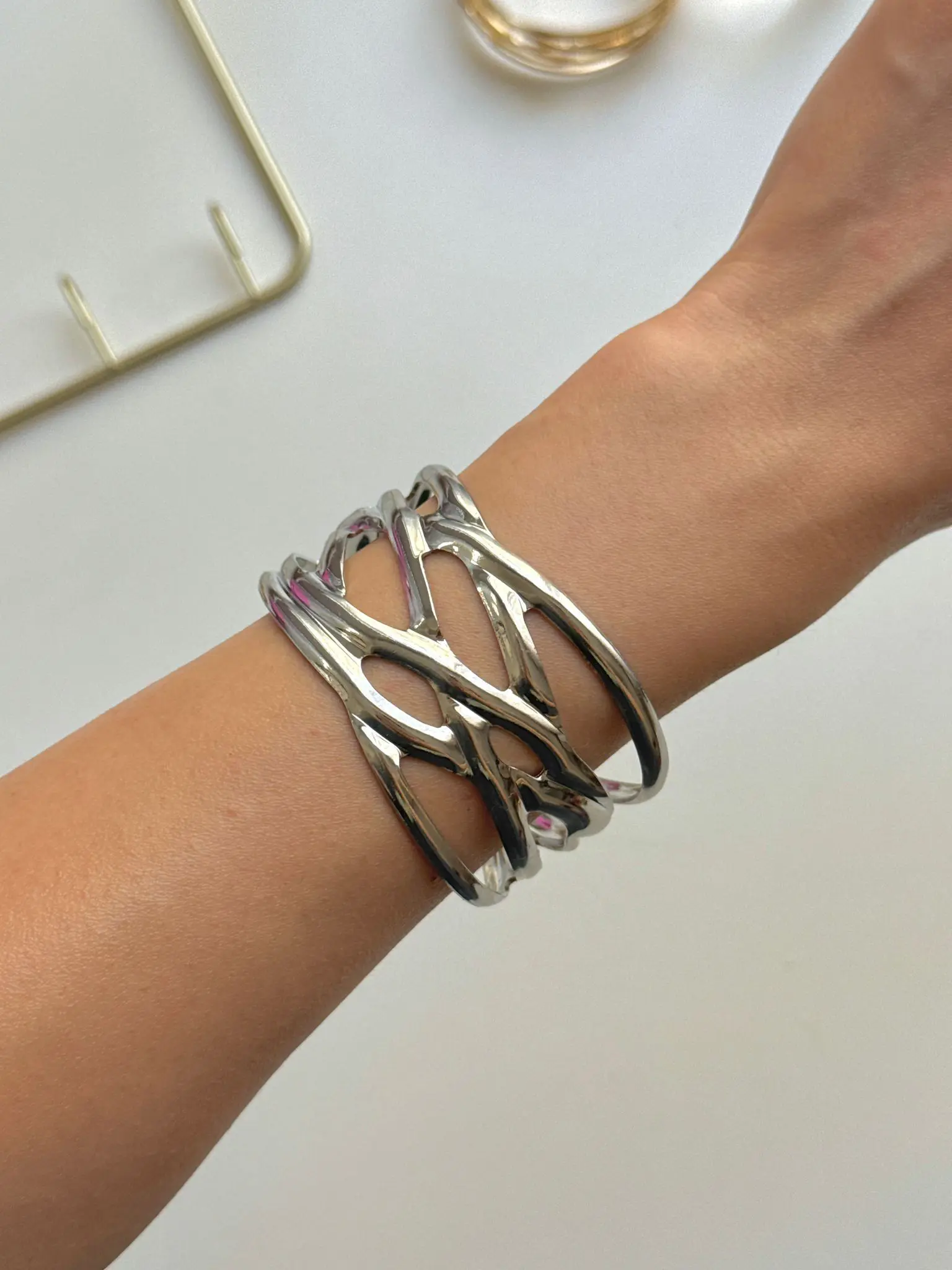 Çoklu Tel Bilezik - Gümüş Renk