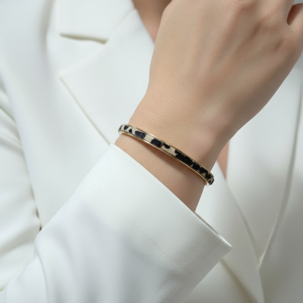 Leopard Touch Kelepçe Bileklik