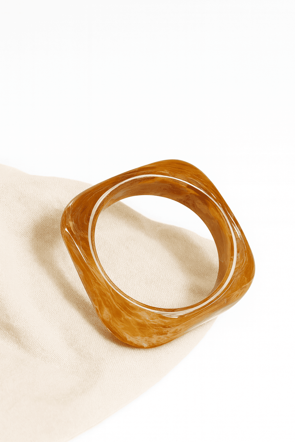 Kemik Bileklik - Açık Kahverengi