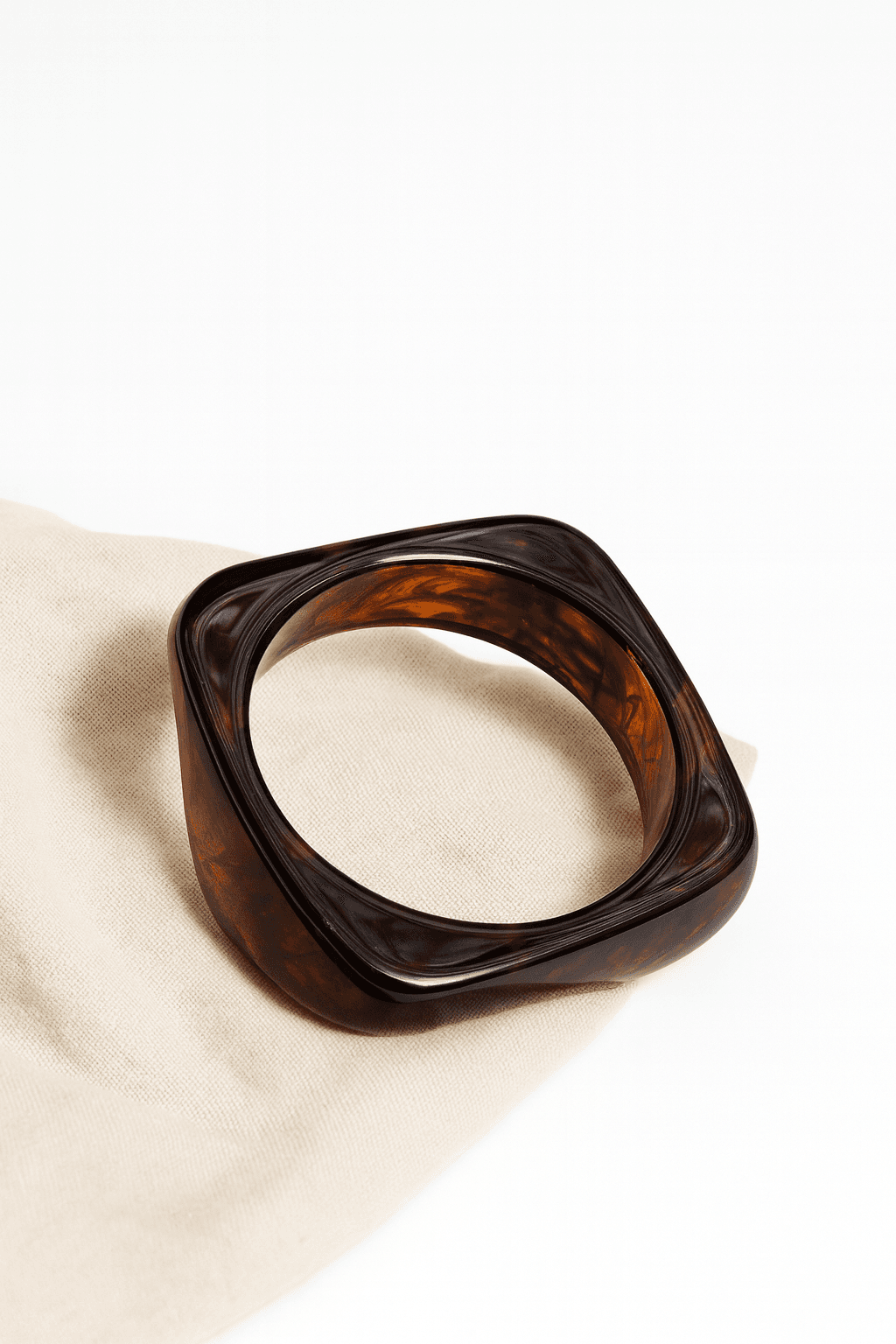 Kemik Bileklik - Koyu Kahverengi