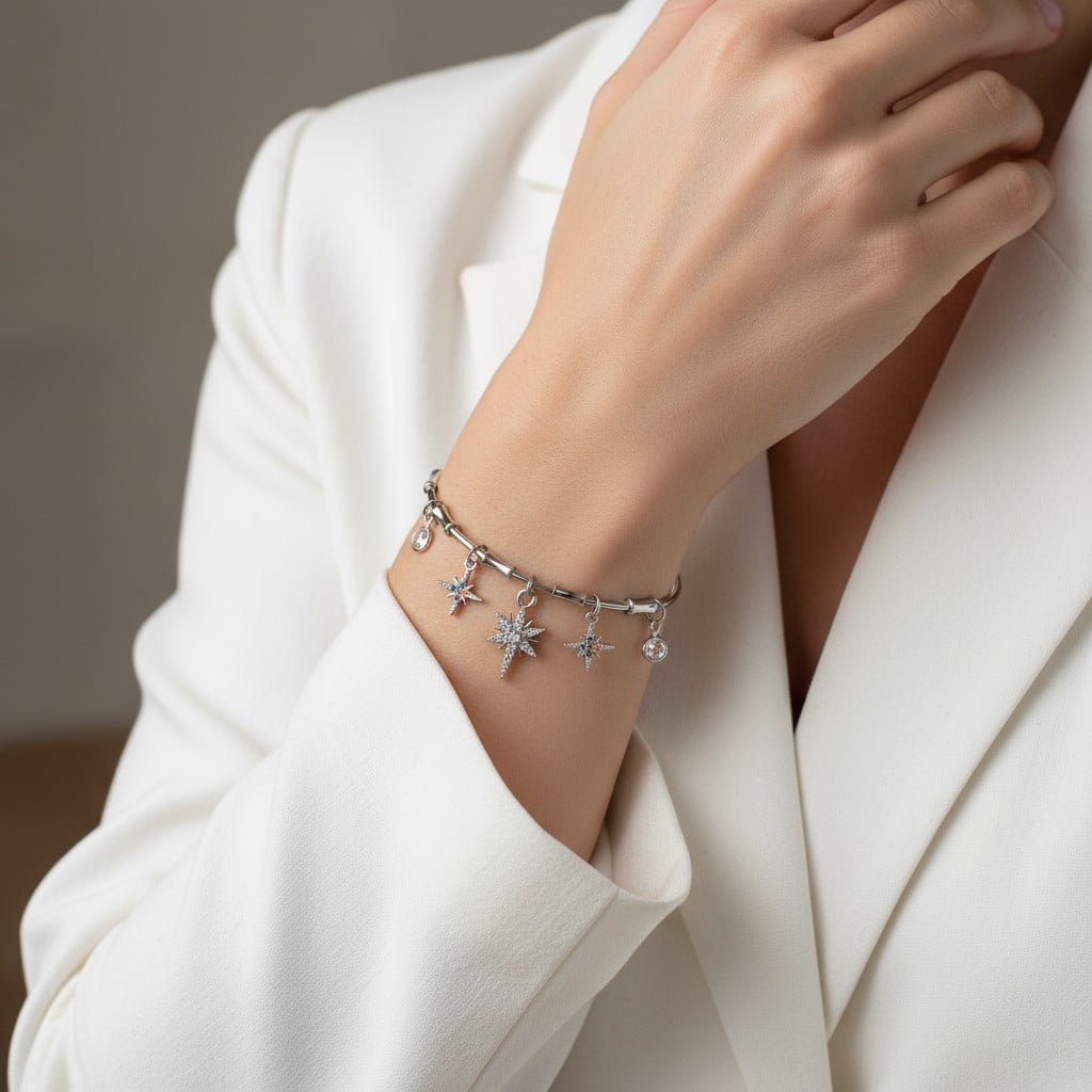 Kutup Yıldızı Taşlı Bileklik