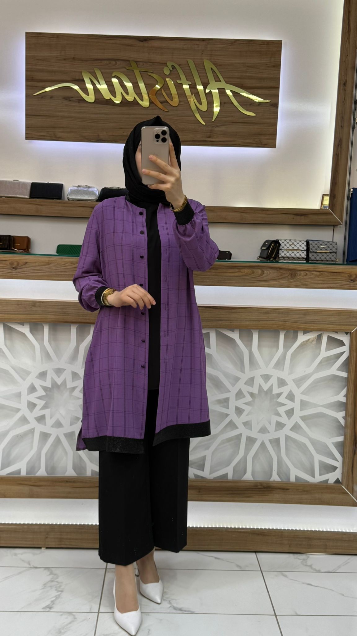 Qetenn SİM RİBANALI EKOSE TUNİK 2905