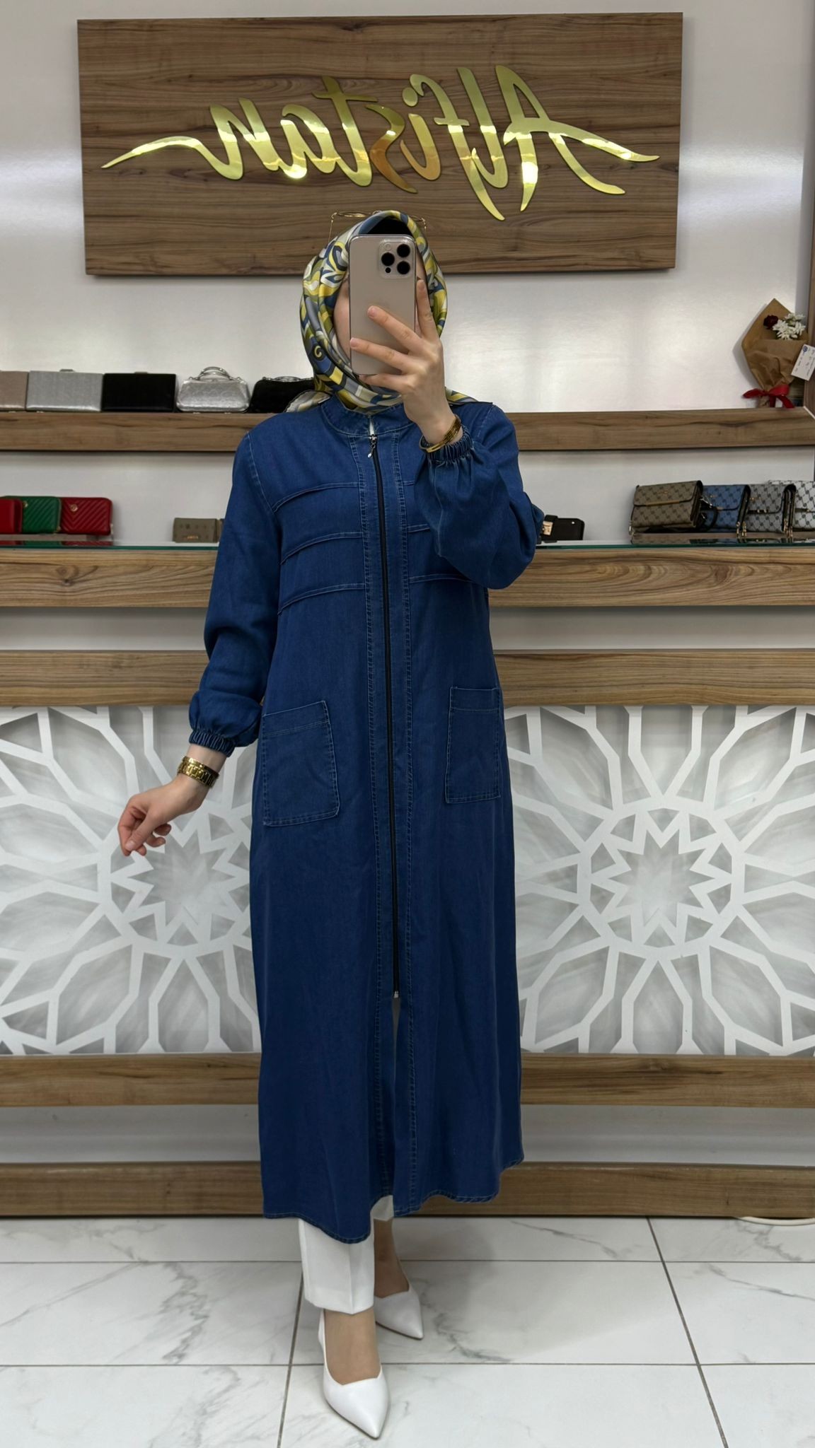 Qetenn Cepli Giy Çık Kot  K.MAVİ 4924