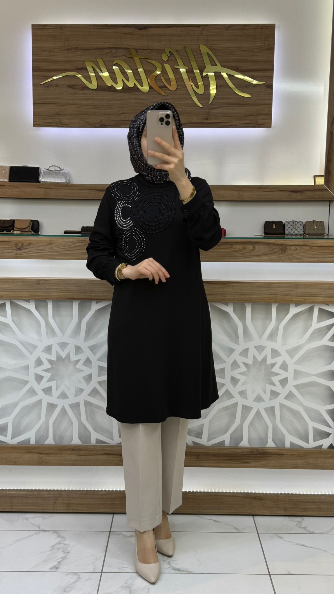 Daire İncili Tunik haya A1623