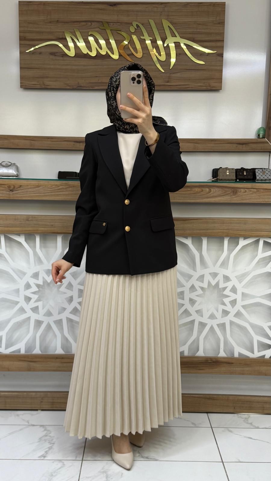 Armine Trend Ceket 25KT520 - SİYAH