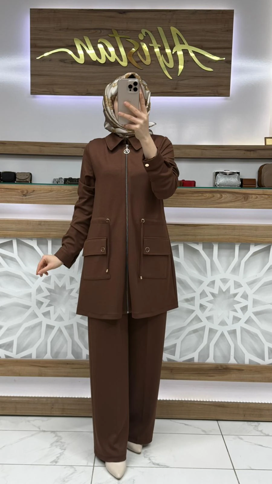 Cep Detaylı Kadın İkili Takım çnrö 2218