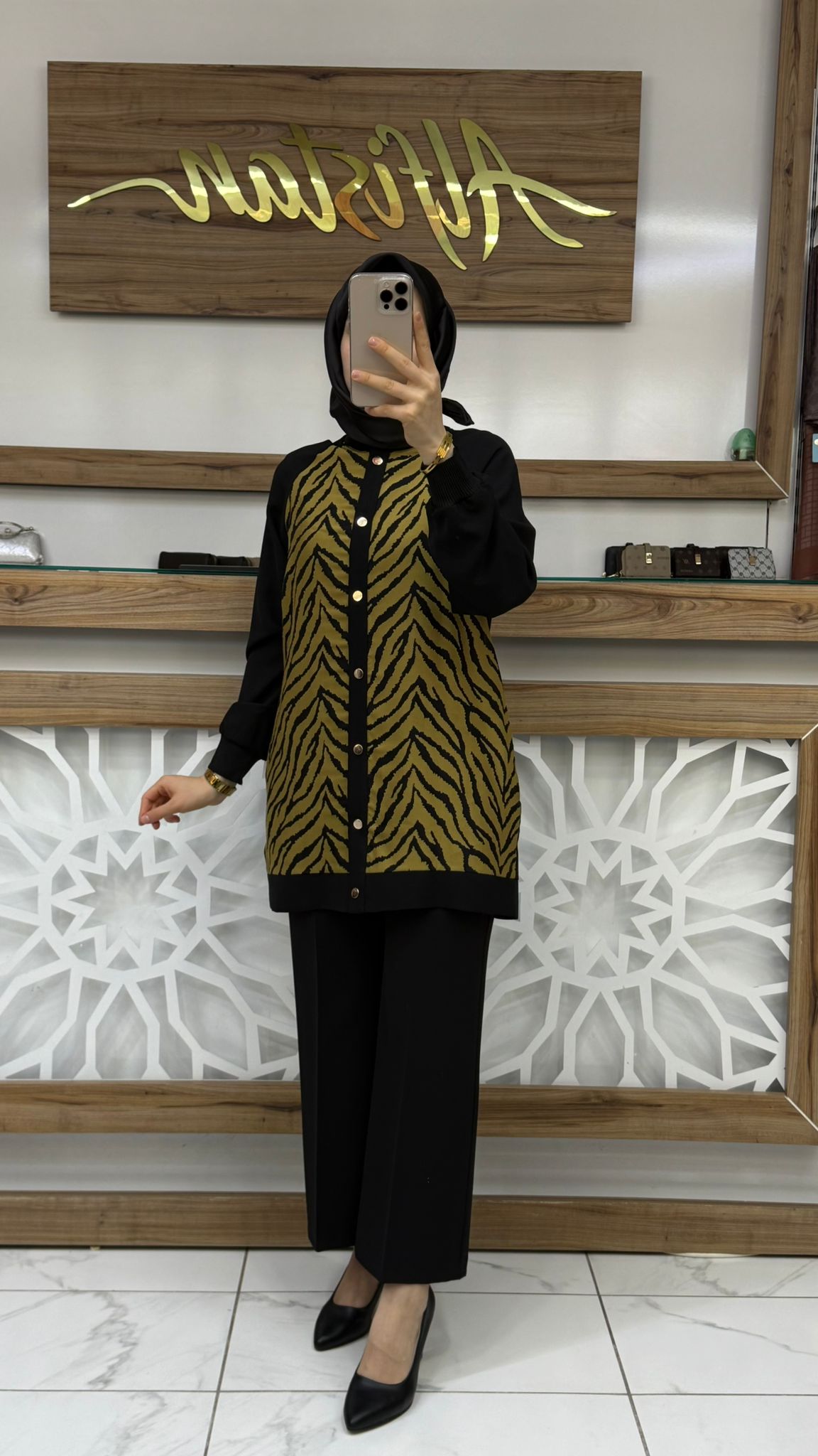 Armine Trend Zebra Ceket 25KT521