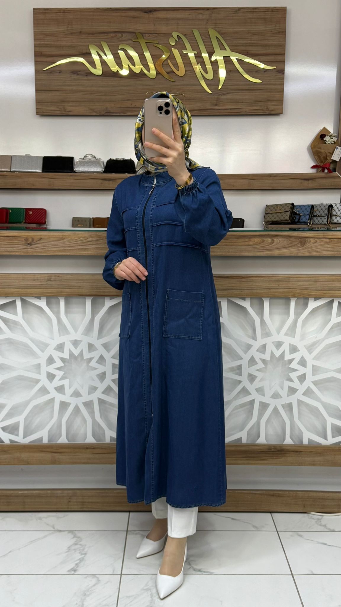 Qetenn Cepli Giy Çık Kot  K.MAVİ 4924