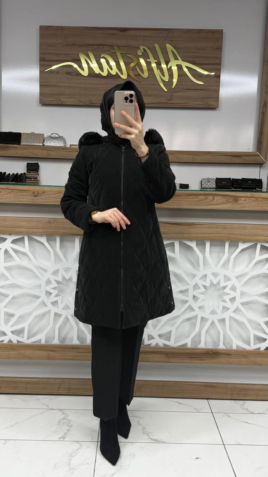 Çakmalı Kapitone Mont çnrö  2291