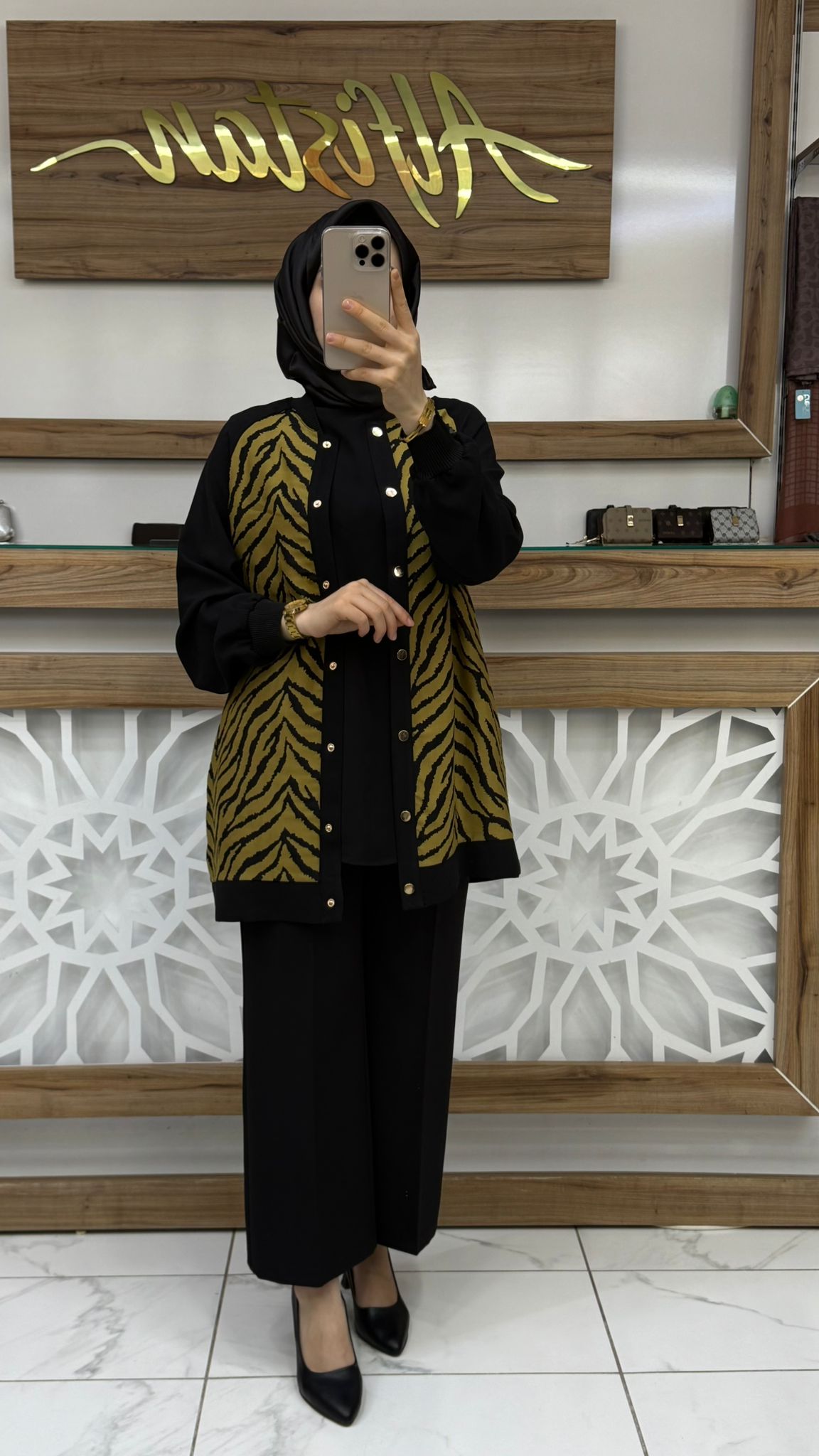 Armine Trend Zebra Ceket 25KT521