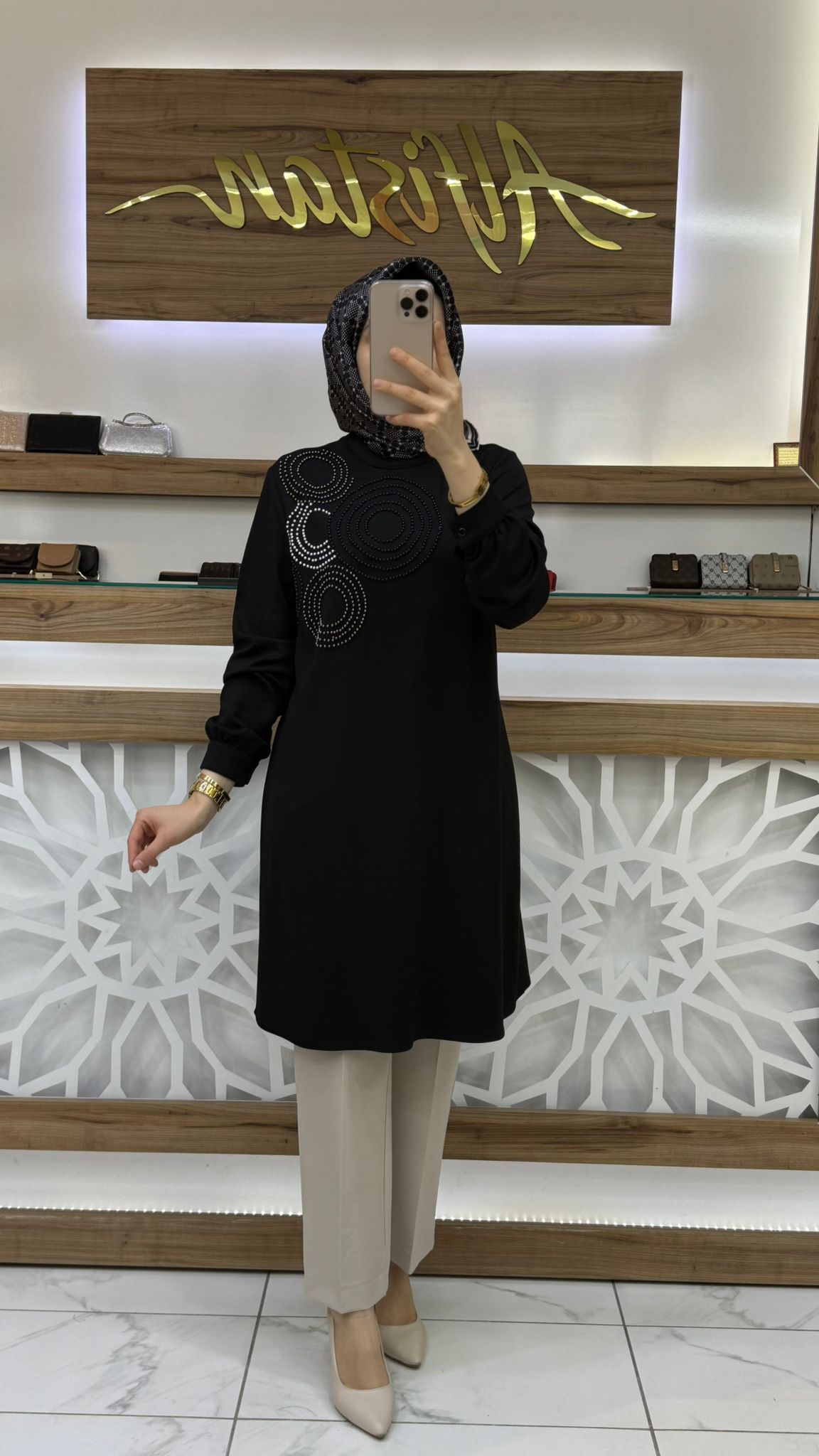 Daire İncili Tunik haya A1623