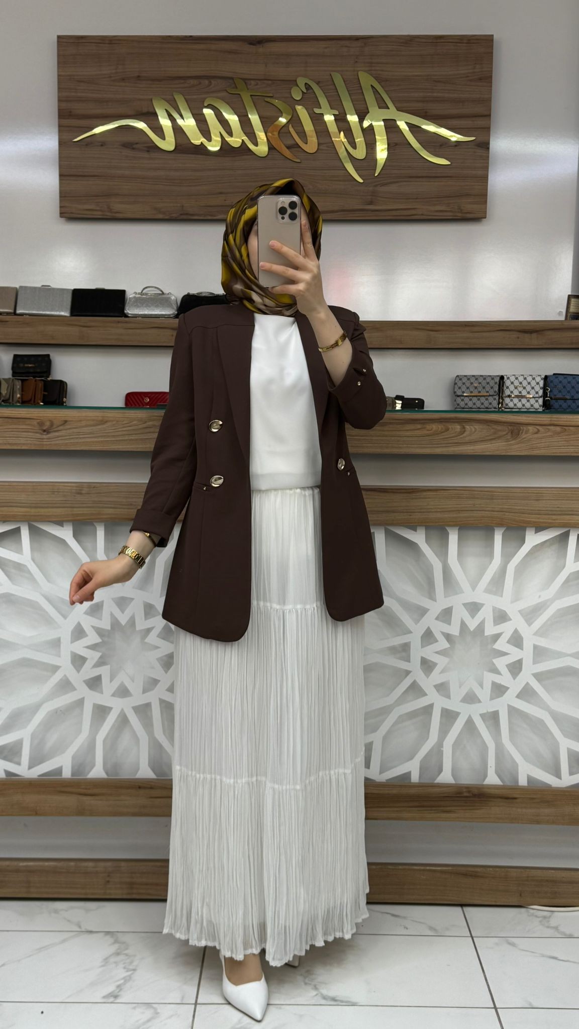 Tual Colları Capri Ceket çnrö 1906 - K. KAHVERENGİ