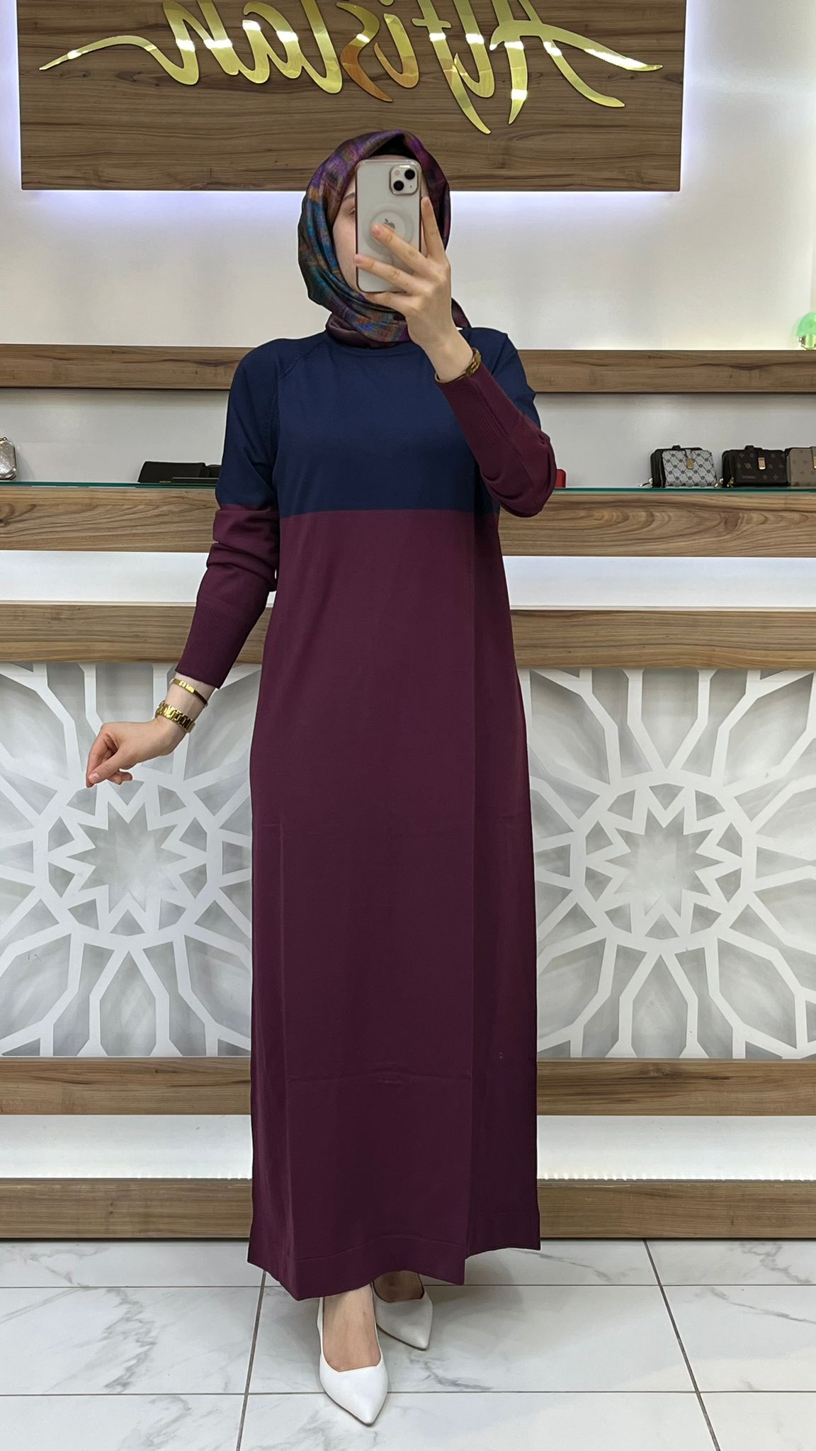 Merserize Elbise nuss 26K508