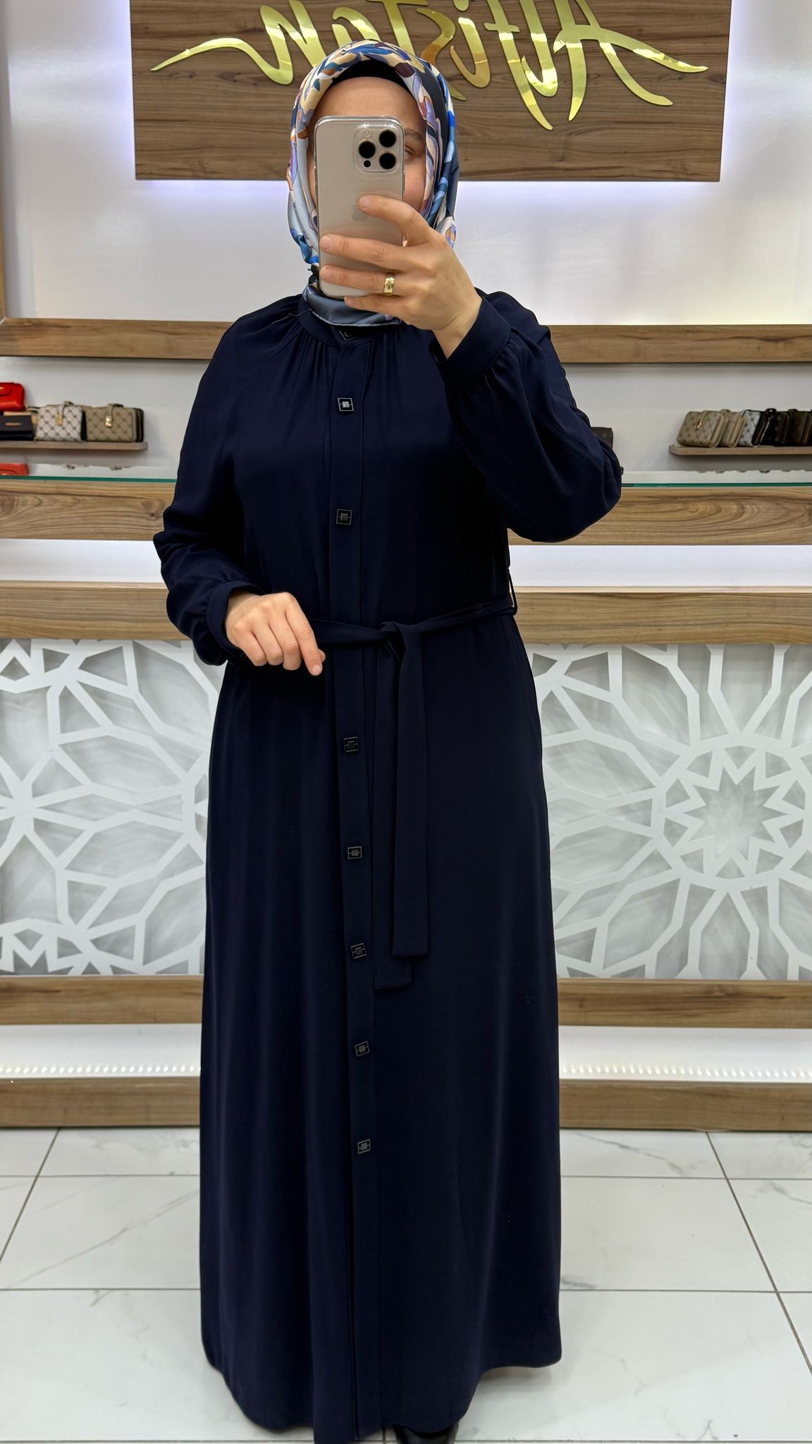 Reglan Kol Çıt Çıtlı Ferace zrny 5341
