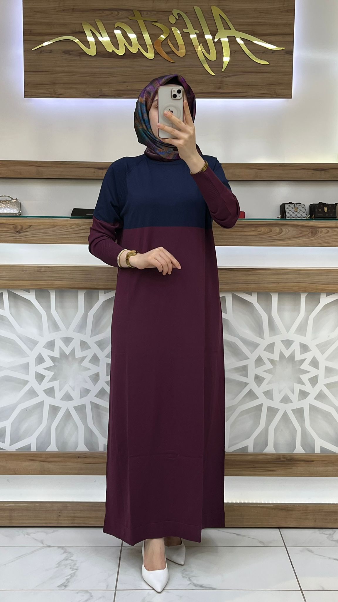 Merserize Elbise nuss 26K508