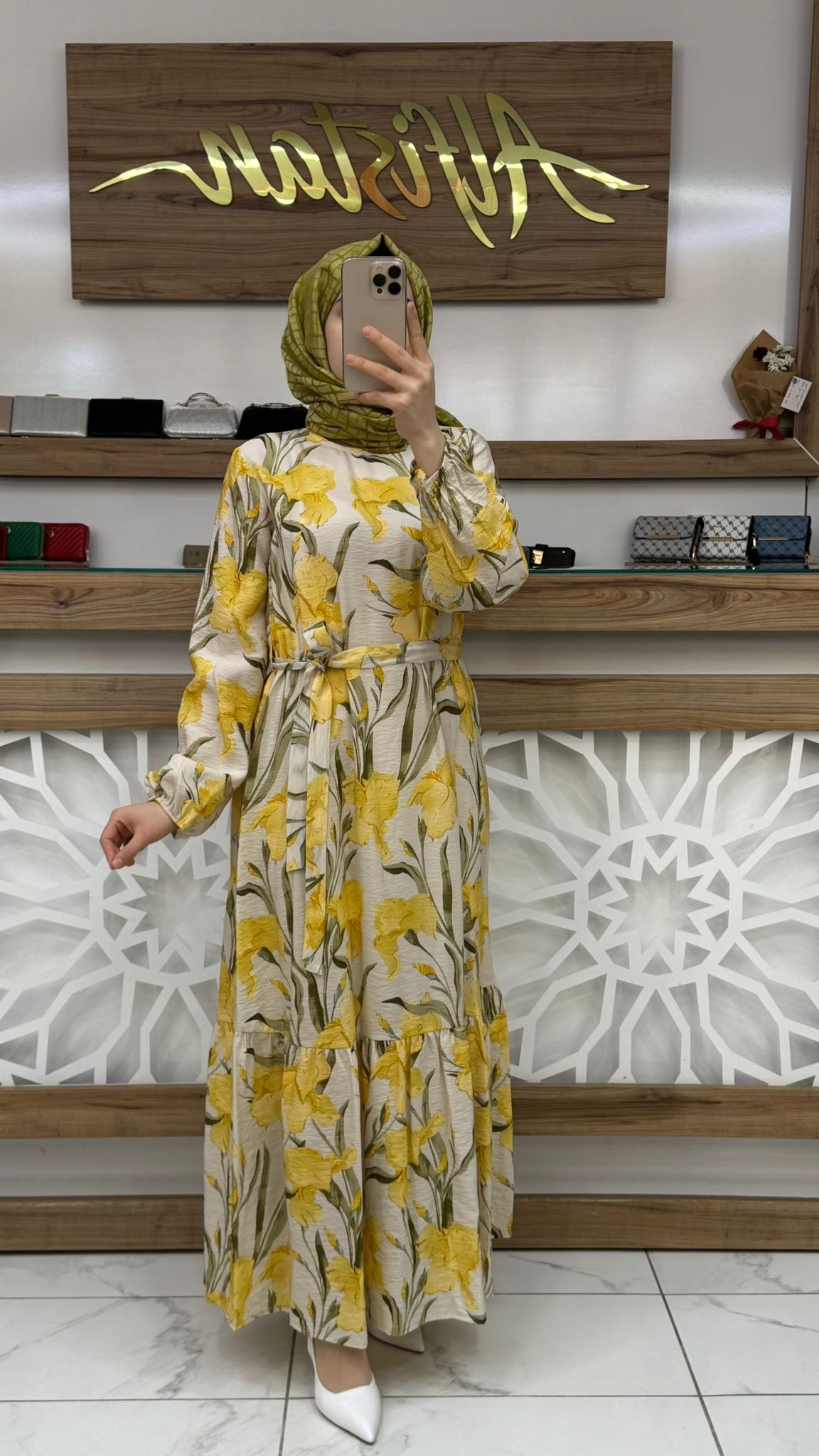 Çiçekli Elbise armn 25YT934