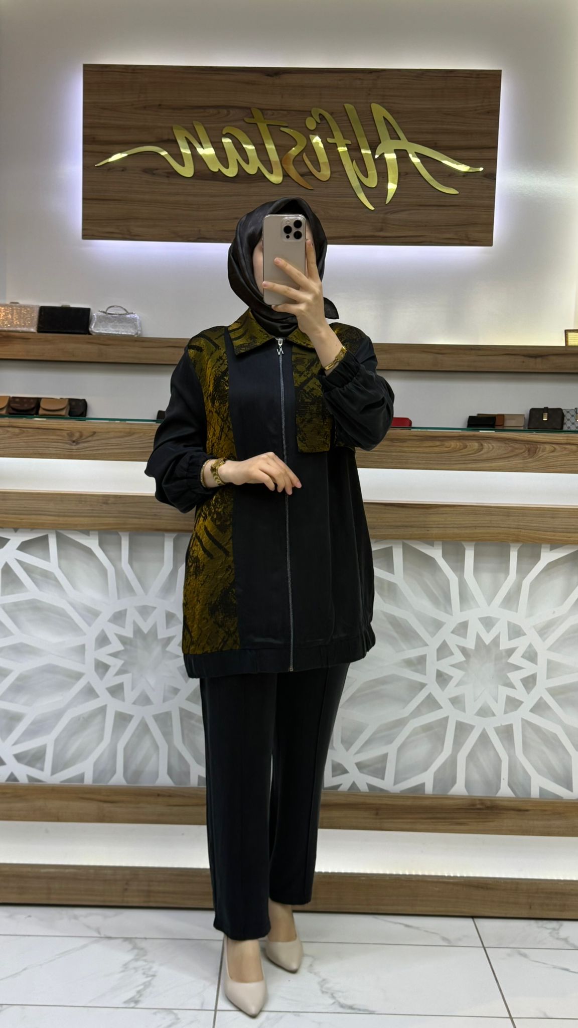 İpek Cubra Pantolonlu İkili Takım nuss 26K1001 - olive