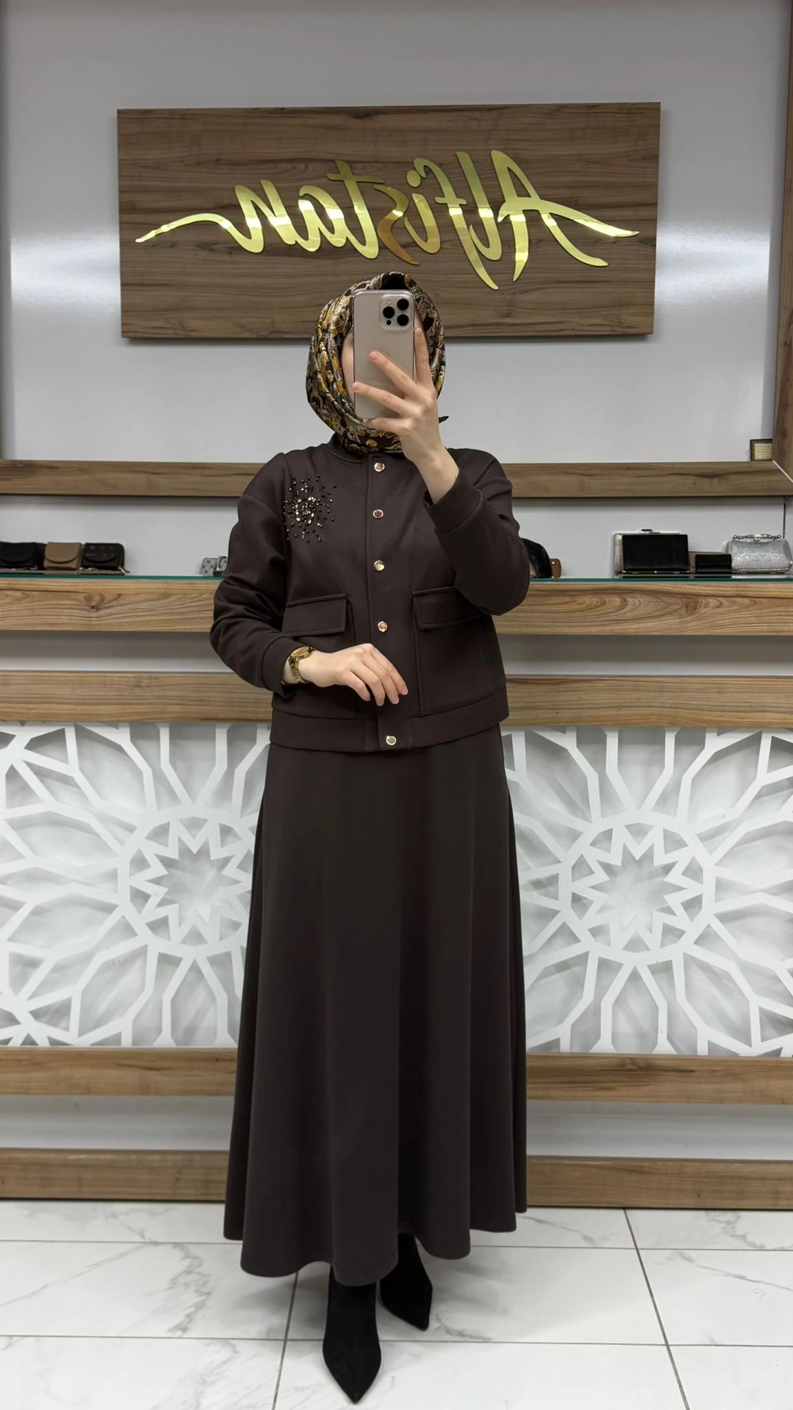 Modal Takım KAHVERENGİ  nuss 26K6033