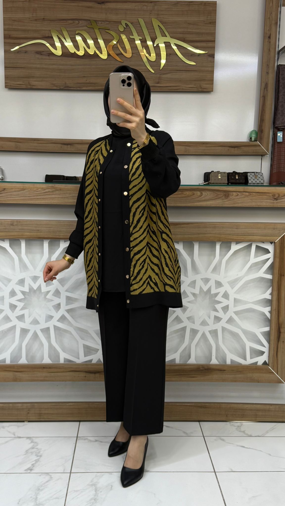 Armine Trend Zebra Ceket 25KT521