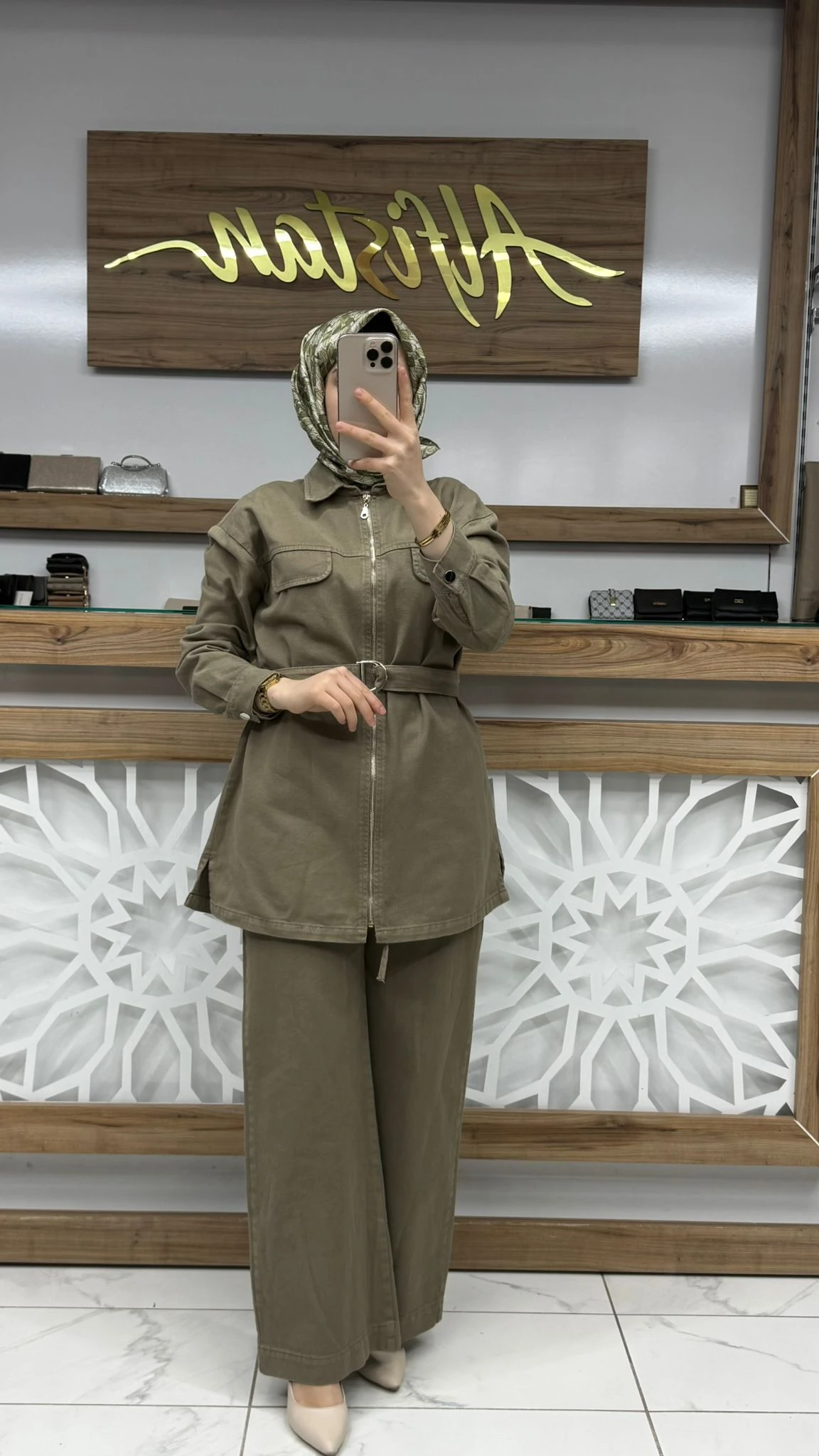 Tensel Kadın İkili Takım mgzn  7424 - vizon