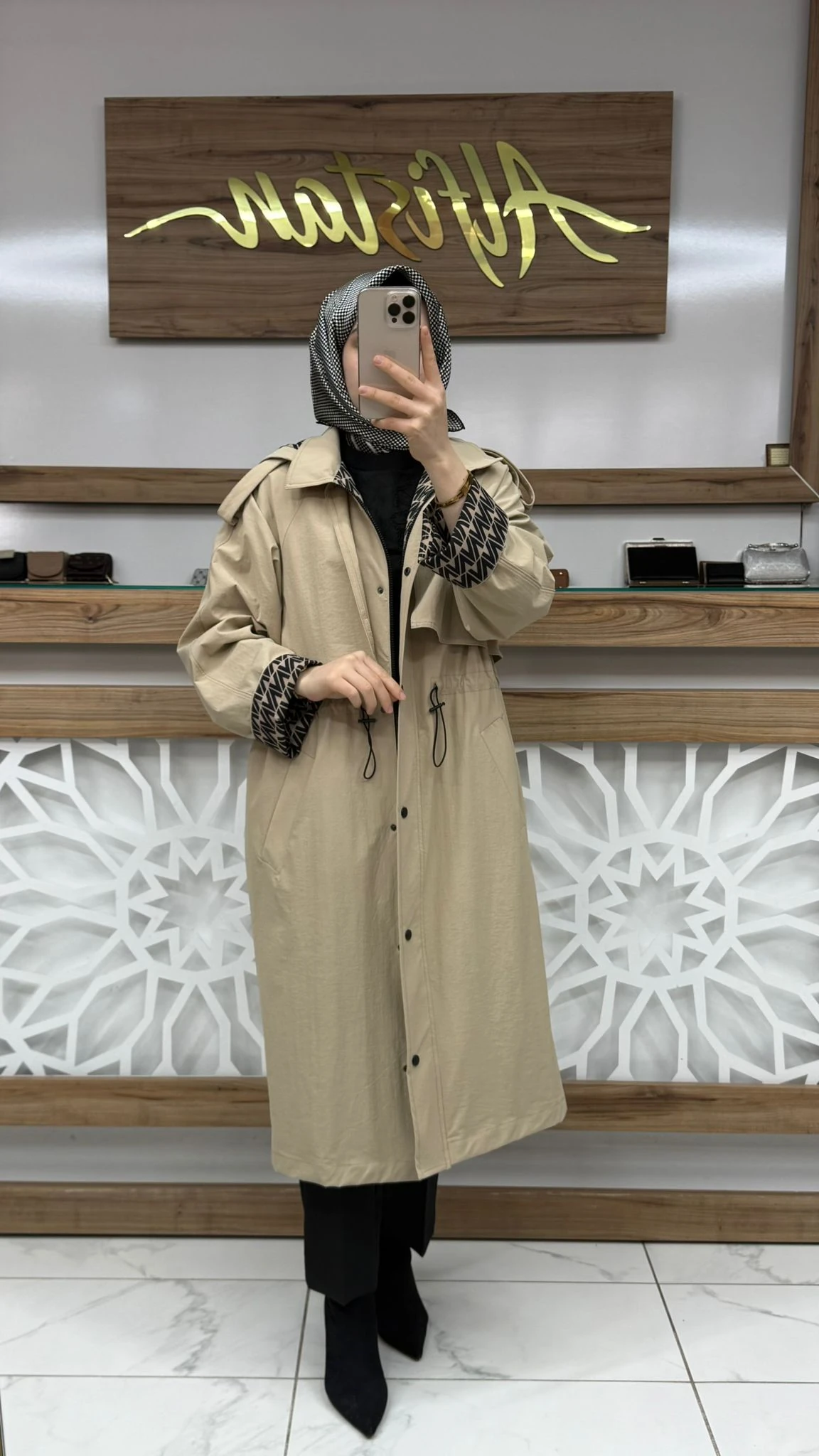 Kapüşonlu İçi Astarlı Kap  nuss  26K6033 - Camel