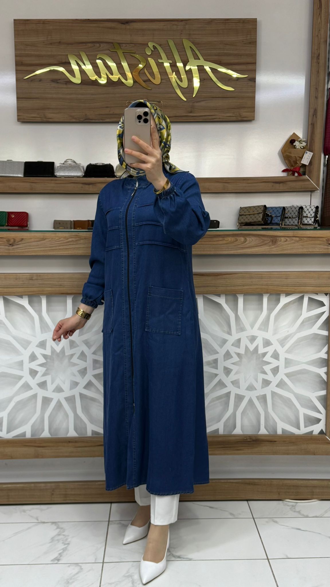 Qetenn Cepli Giy Çık Kot  K.MAVİ 4924