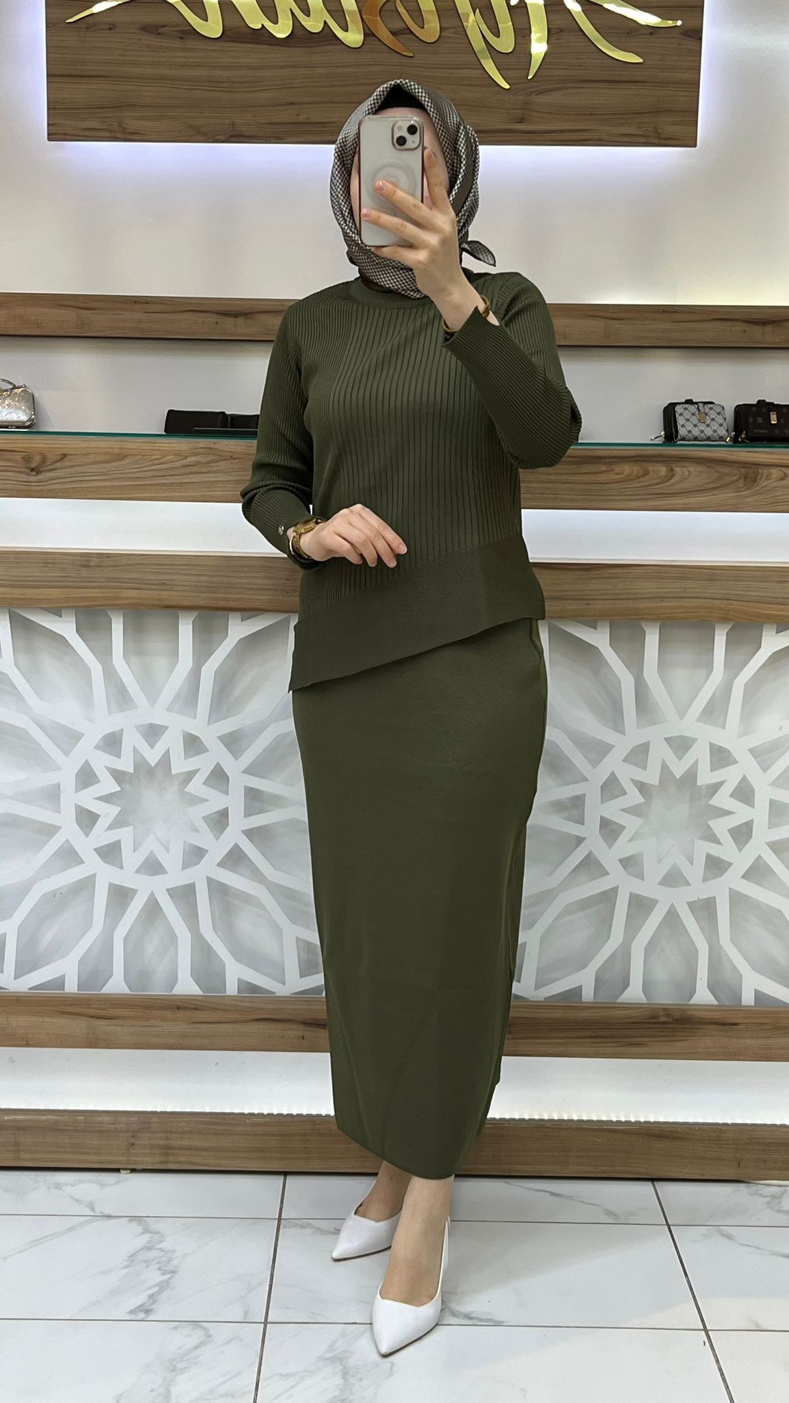 ARMİNE TREND MERSERİZE ETEKLİ TAKIM 25YTD6119