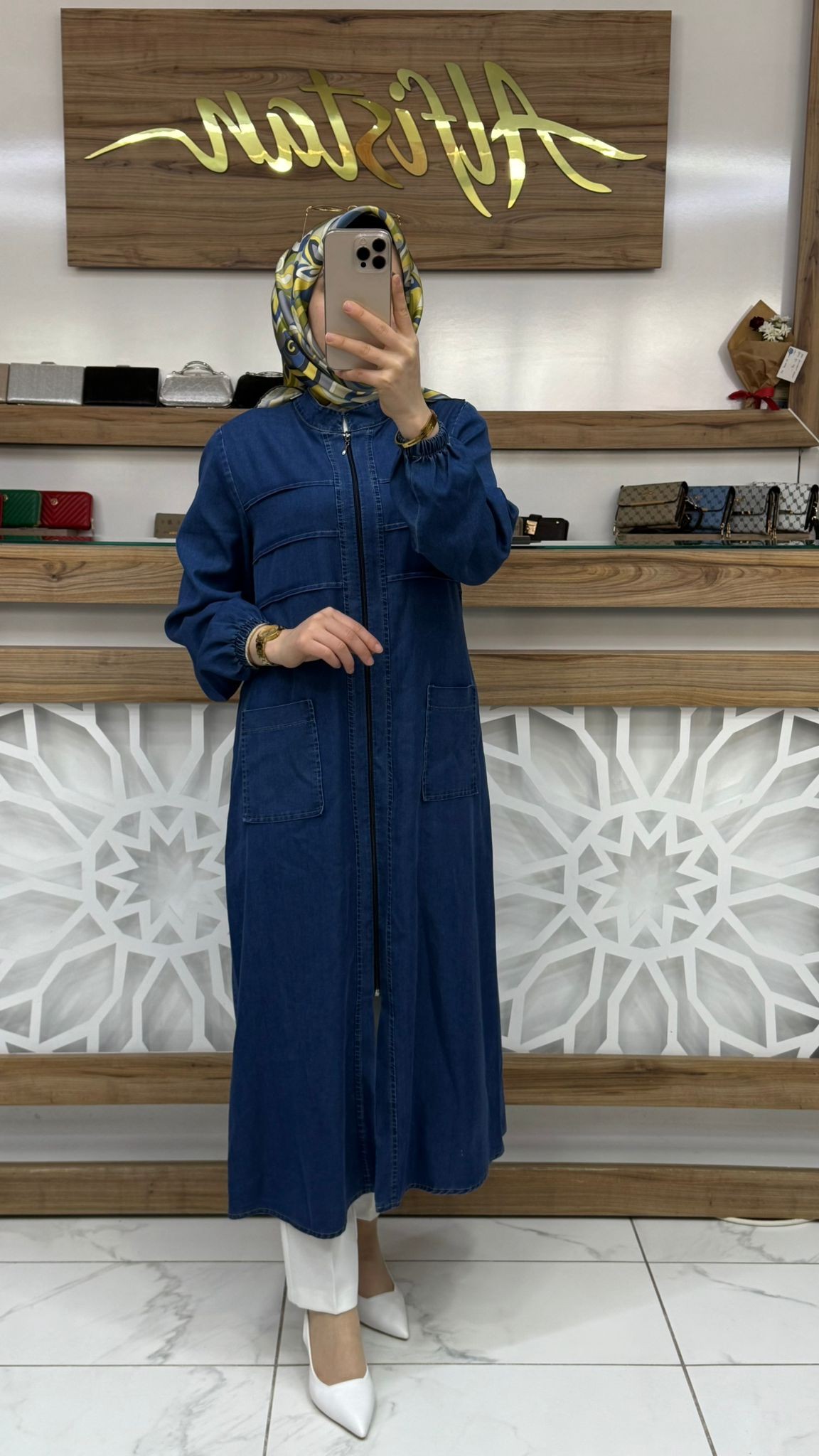 Qetenn Cepli Giy Çık Kot  K.MAVİ 4924