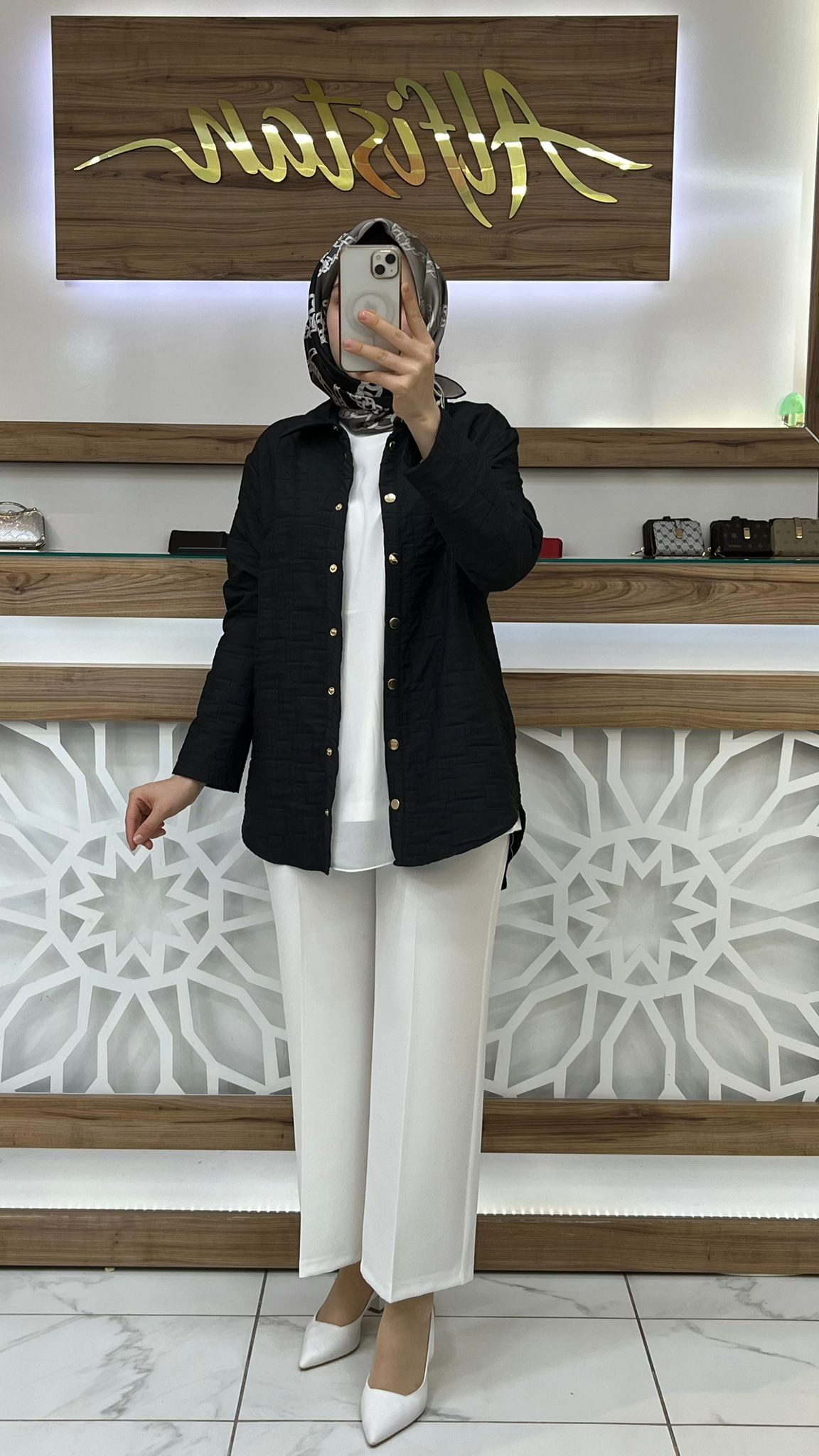 Kapitone Çıt  Çıtlı Ceket armine 25KT520