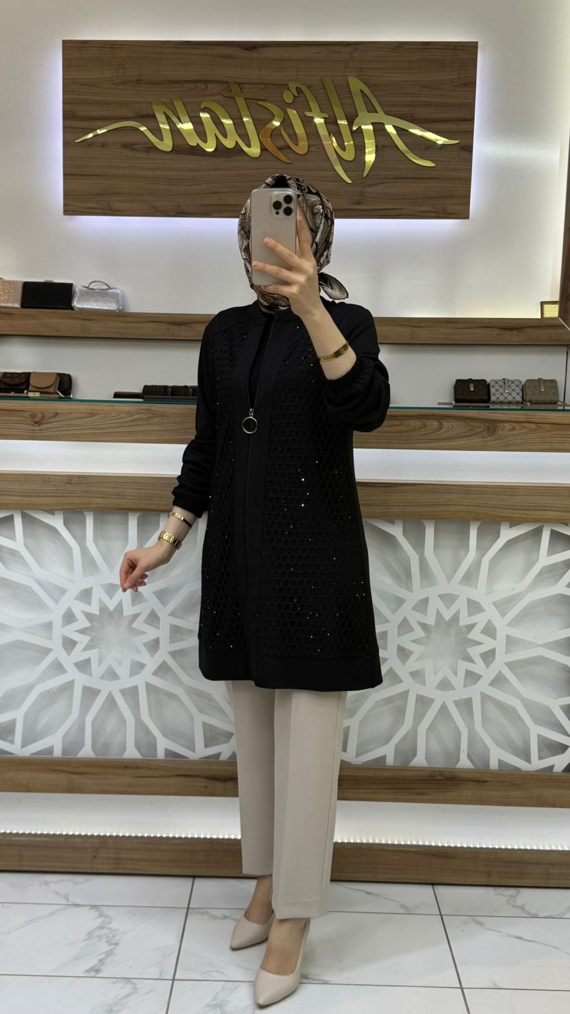  File Detaylı Kadın Ceket SİYAH haya A1651