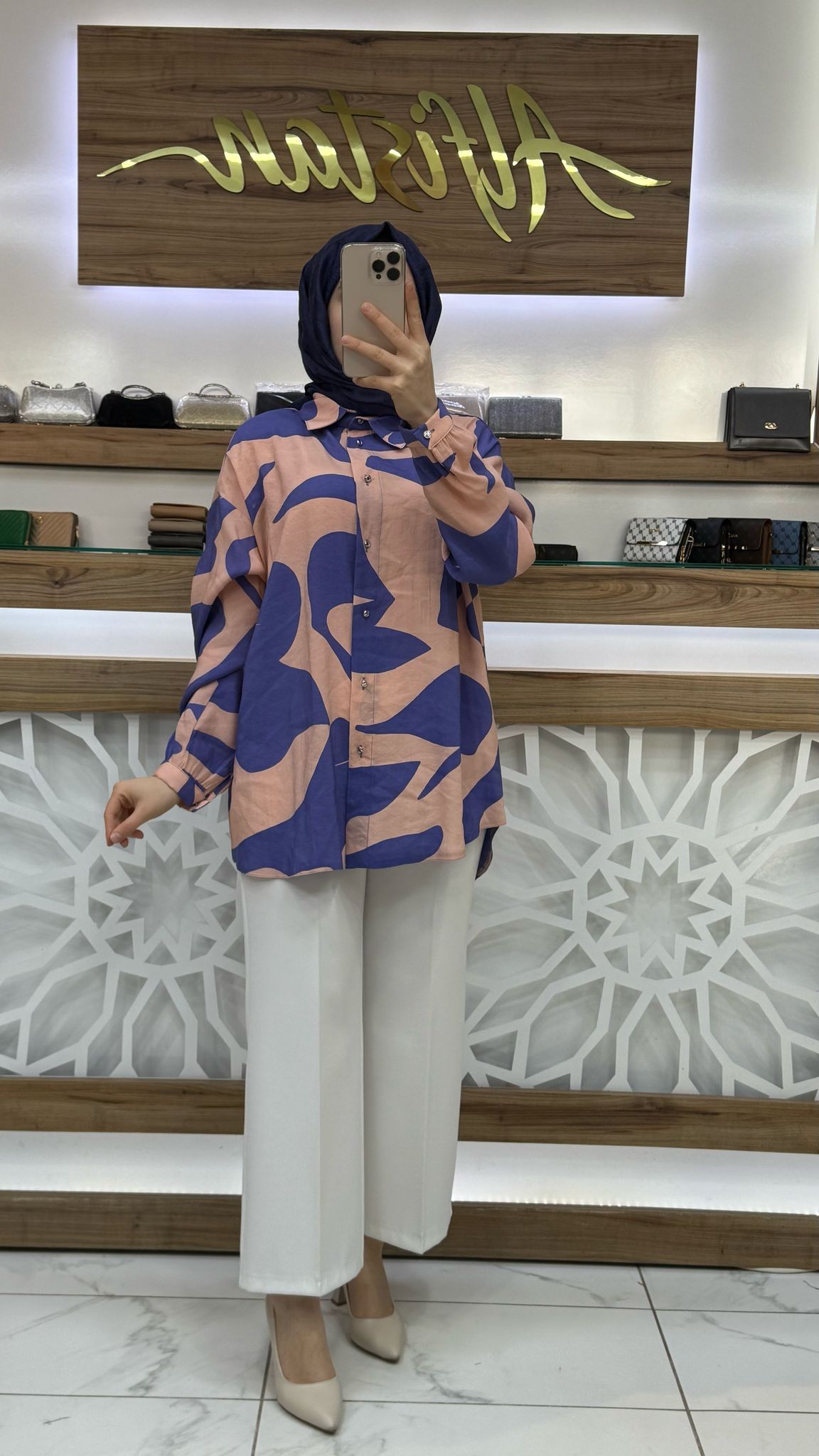Renk Desenli Tunik armn 25YT487