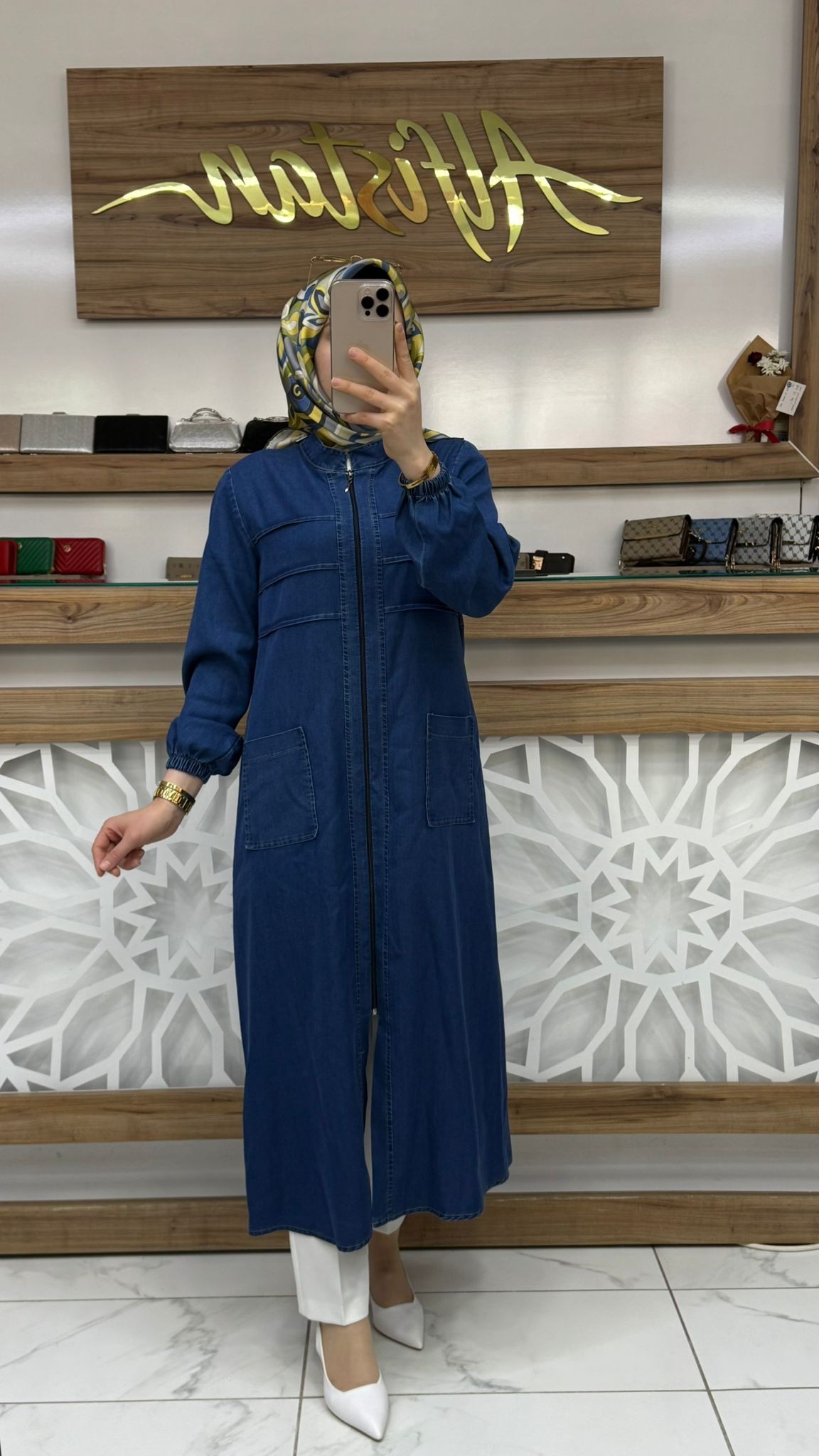 Qetenn Cepli Giy Çık Kot  K.MAVİ 4924