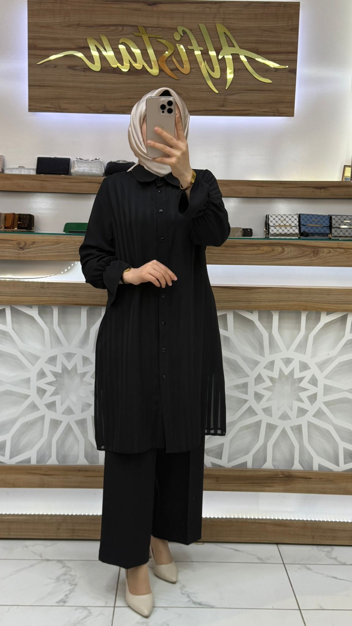 Qetenn Şifon Garnili Tunik 2951