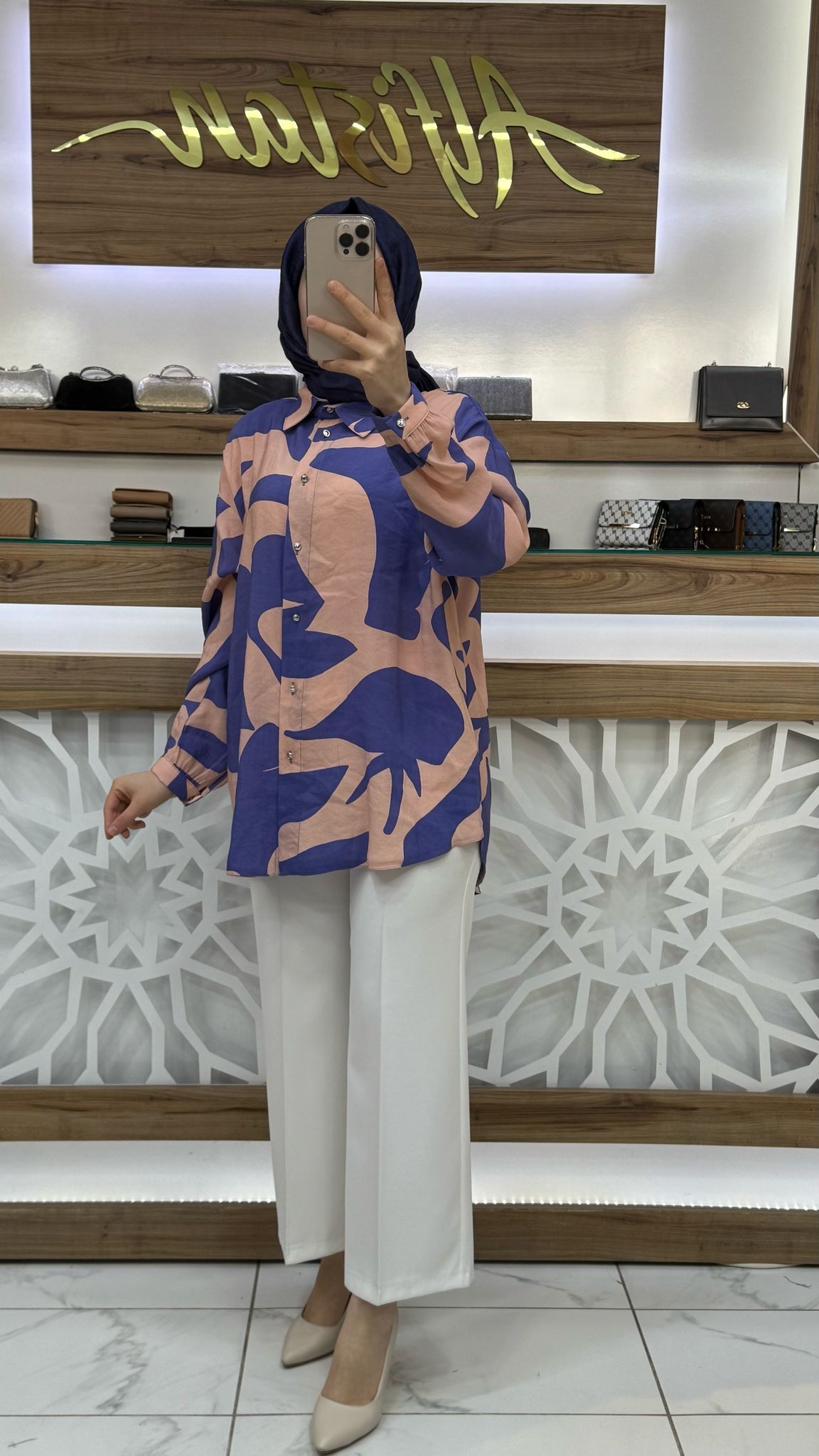 Renk Desenli Tunik armn 25YT487