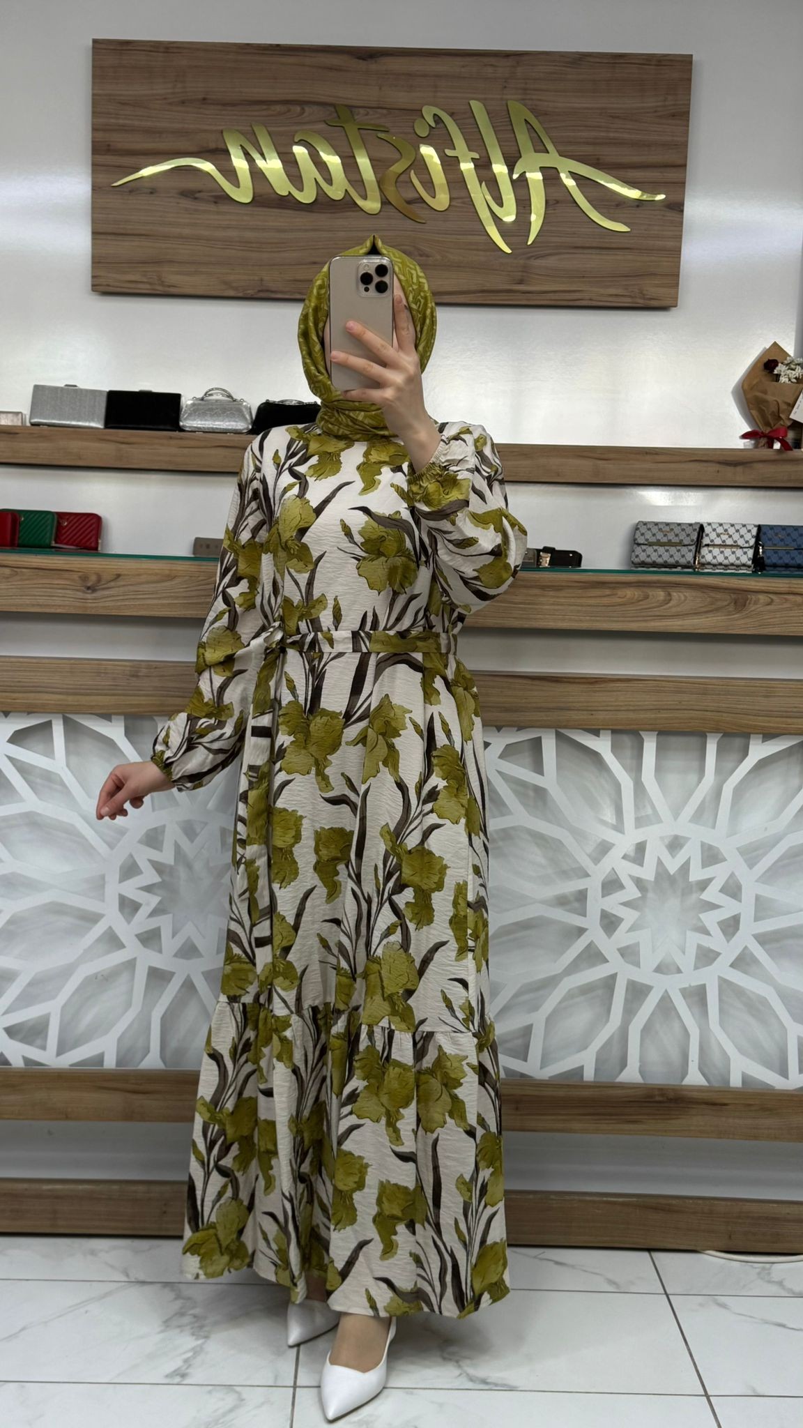 Çiçekli Elbise armn 25YT934