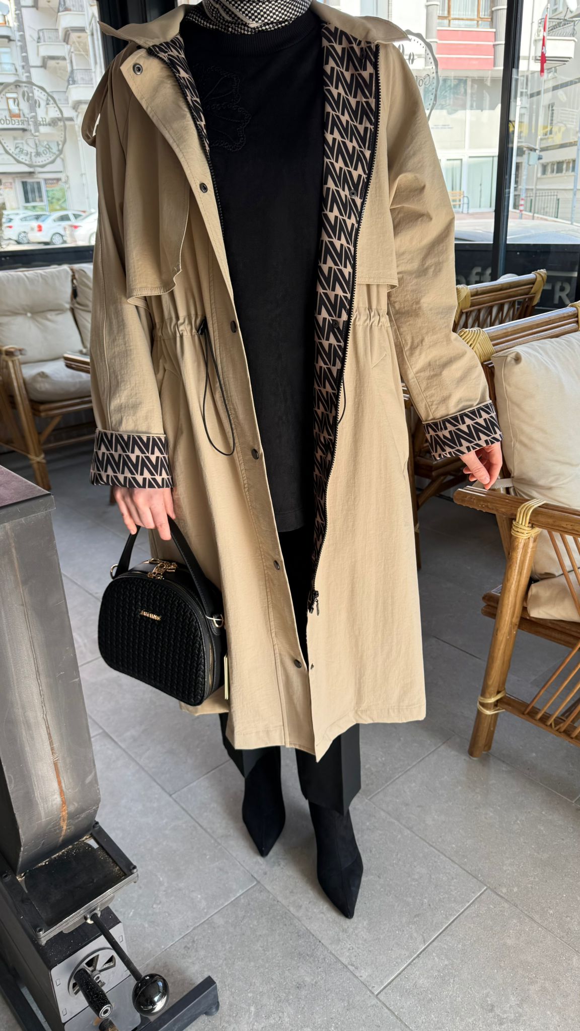 Kapüşonlu İçi Astarlı Kap  nuss  26K6033