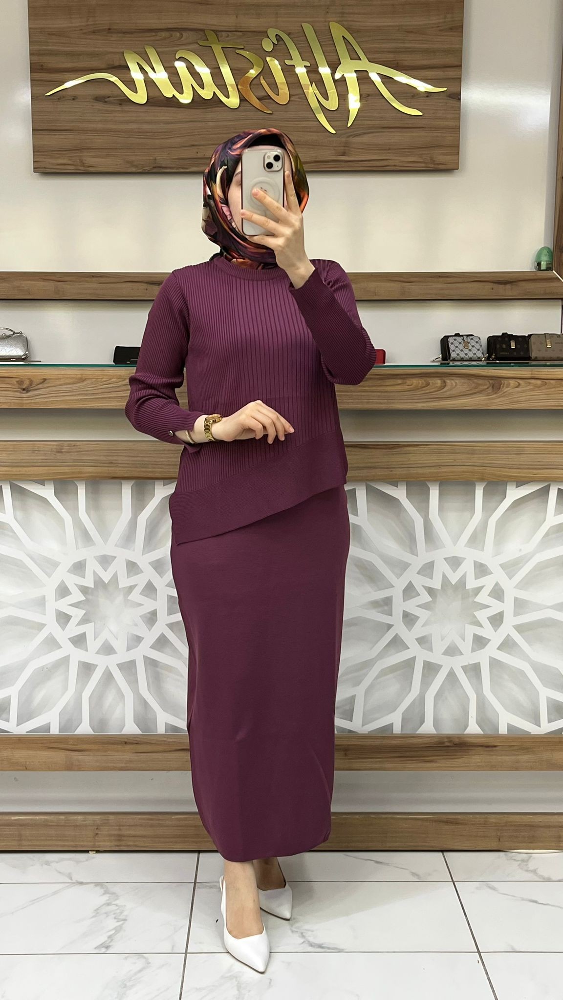ARMİNE TREND MERSERİZE ETEKLİ TAKIM 25YTD6119