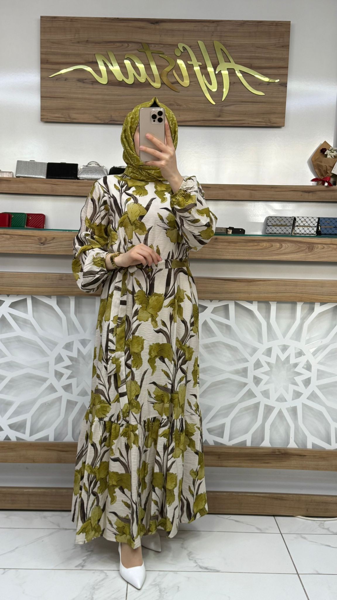 Çiçekli Elbise armn 25YT934