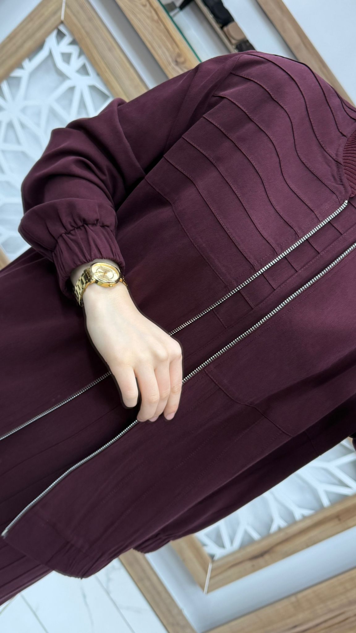 İçi Jile Elbise Bomber Takım nuss 26K1036