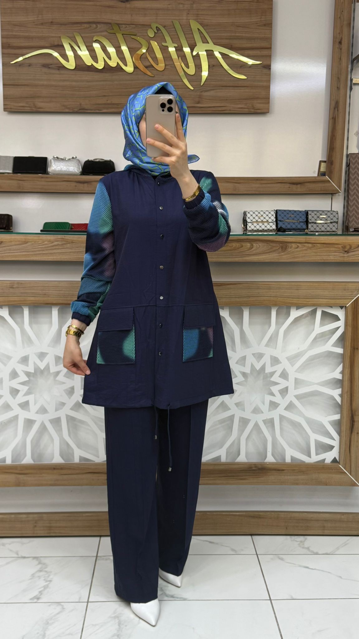 File Detaylı Pantolonlu İkili Takım çnrö 2051