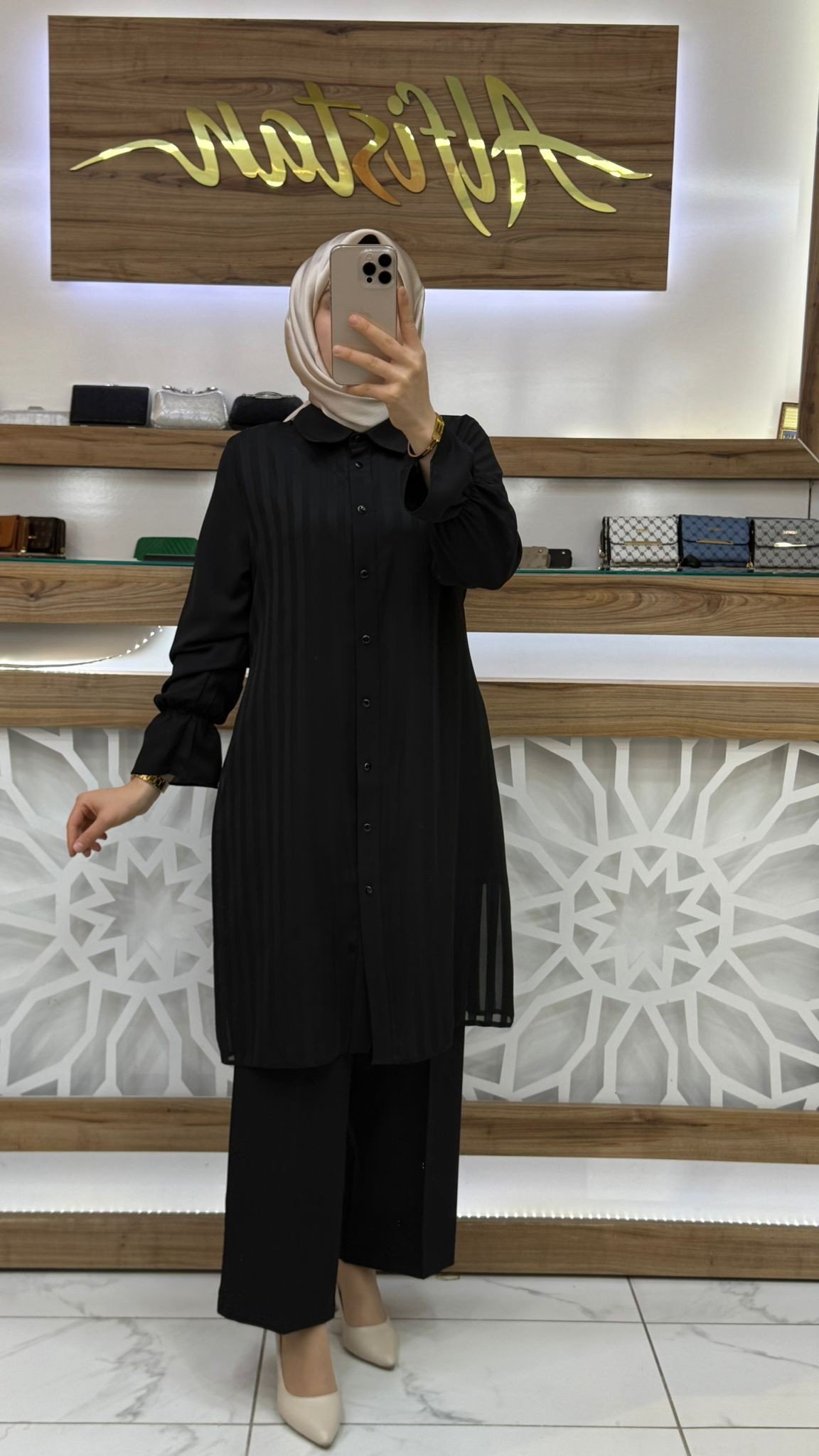Qetenn Şifon Garnili Tunik 2951