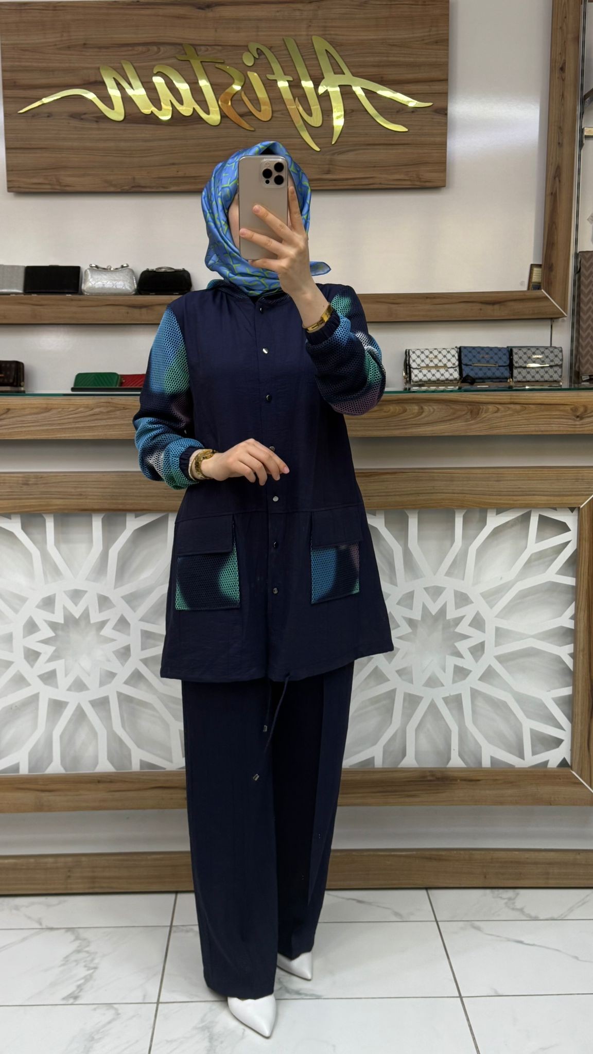 File Detaylı Pantolonlu İkili Takım çnrö 2051