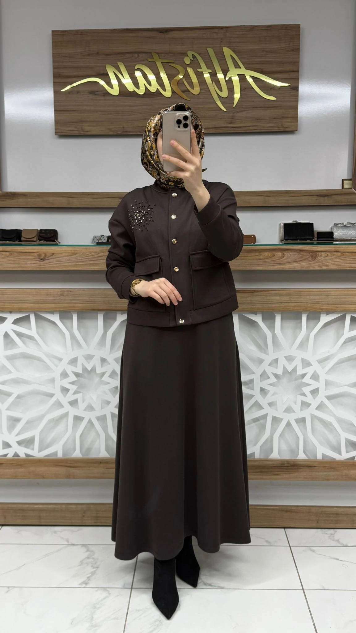 Modal Takım KAHVERENGİ  nuss 26K6033