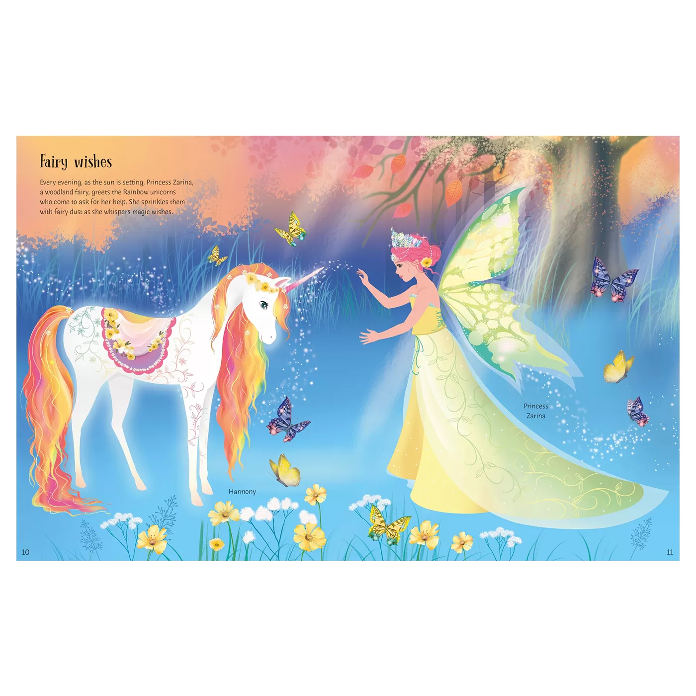Sticker Dolly Dressing Rainbow Unicorns