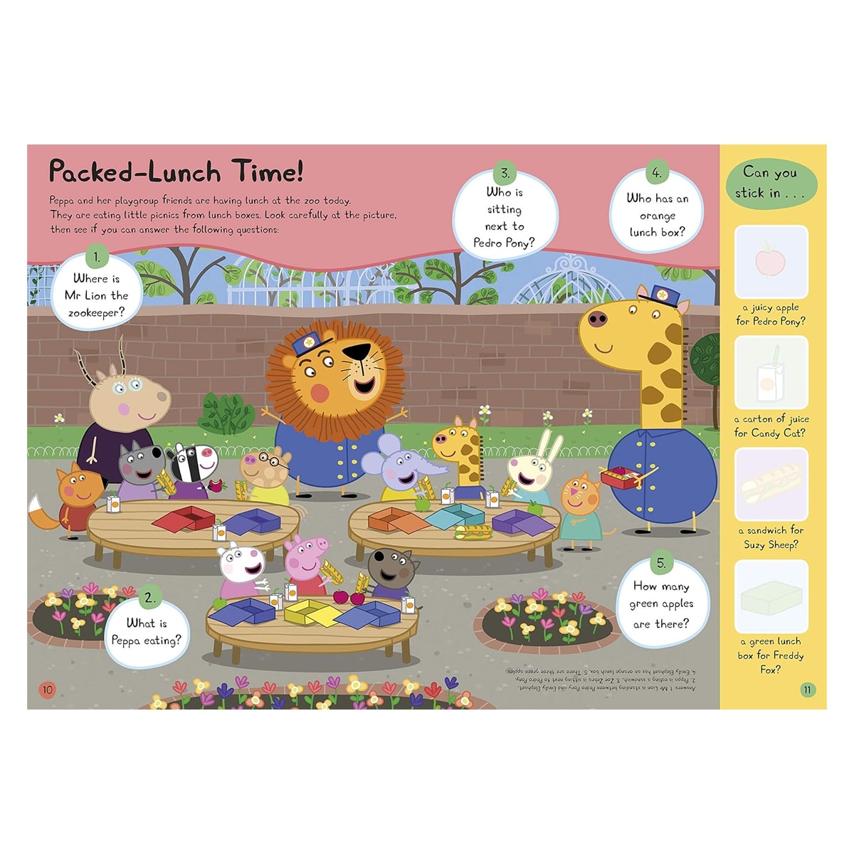 Peppa Pig: Yum! Yum! Yum! Sticker Activity Book