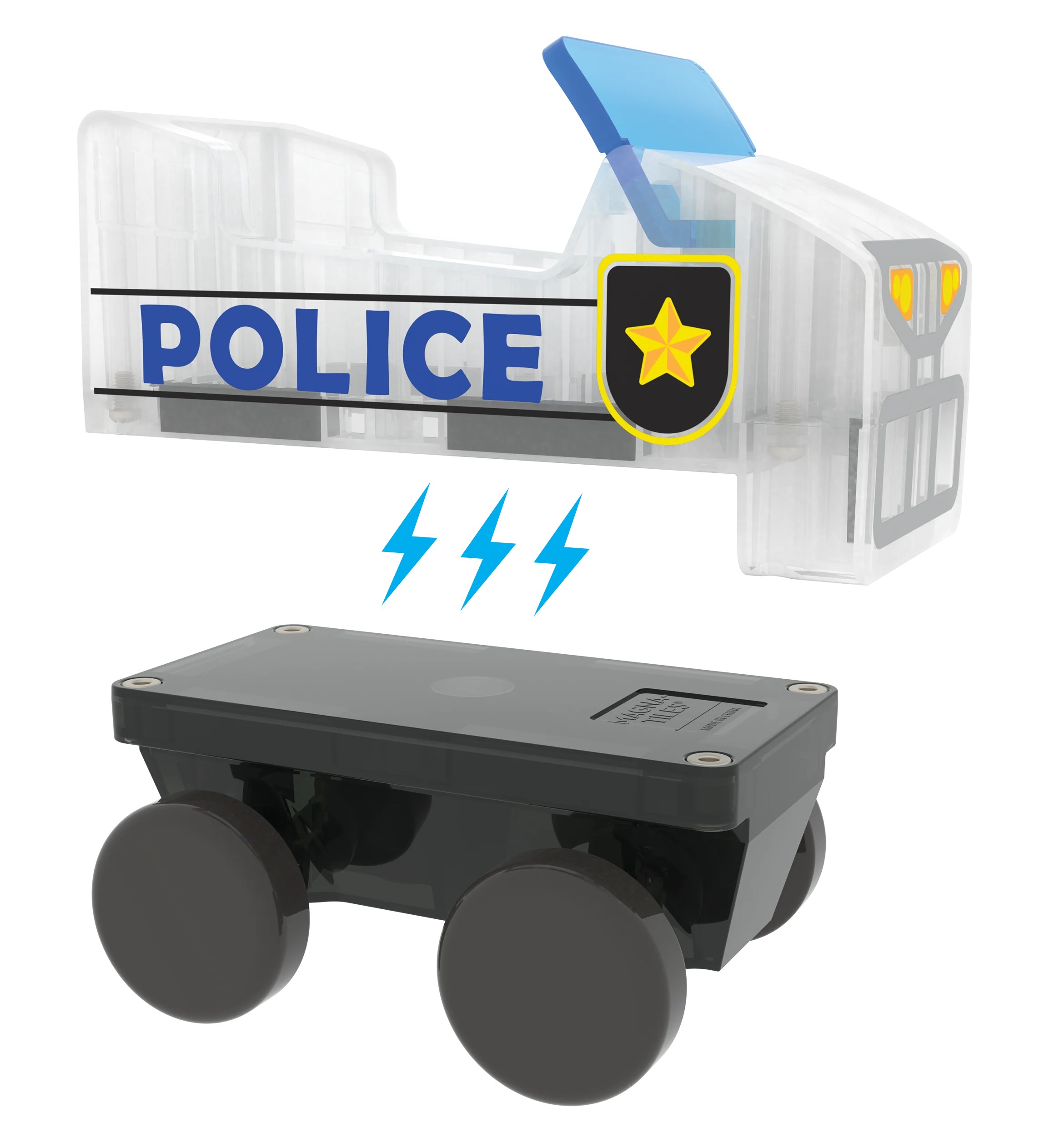 Magnta-Tiles - Police Patrol - 20 Parça