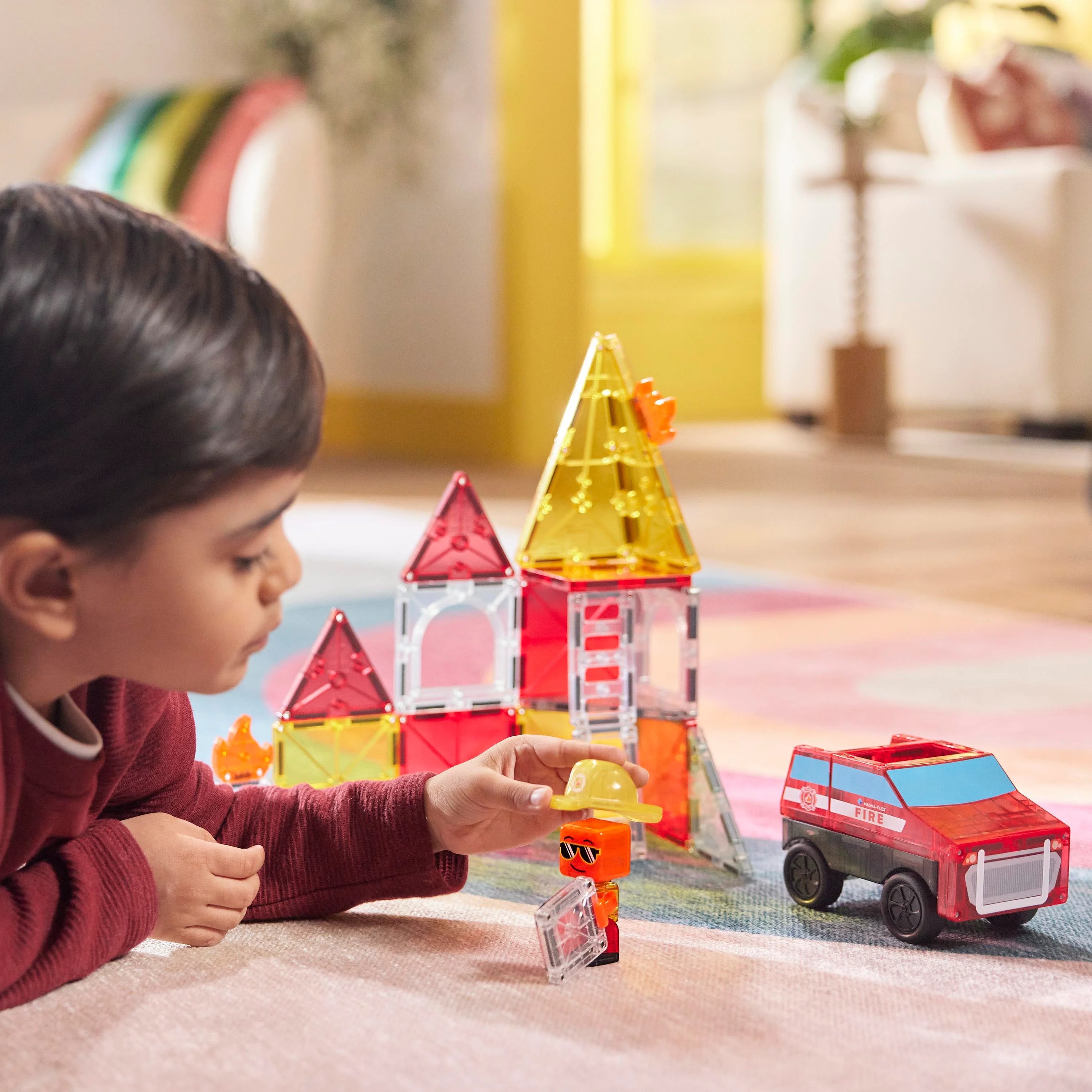 Magna-Tiles - Fire Rescue - 27 Parça