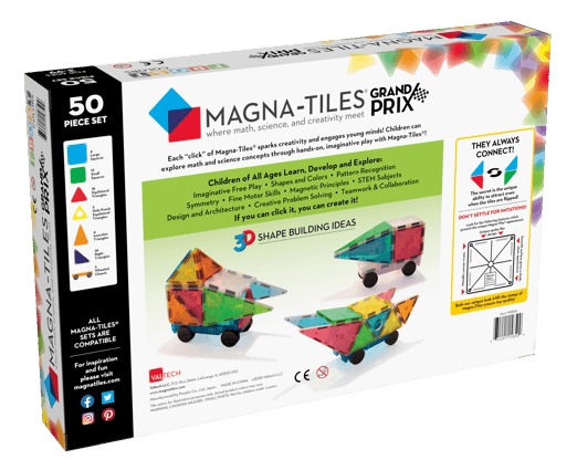 Magna-Tiles - Grand Prix 50 Parça