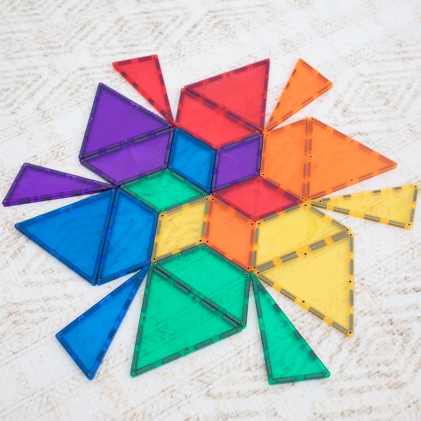 Connetix - Rainbow Shape Expansion Set - 36 Parça