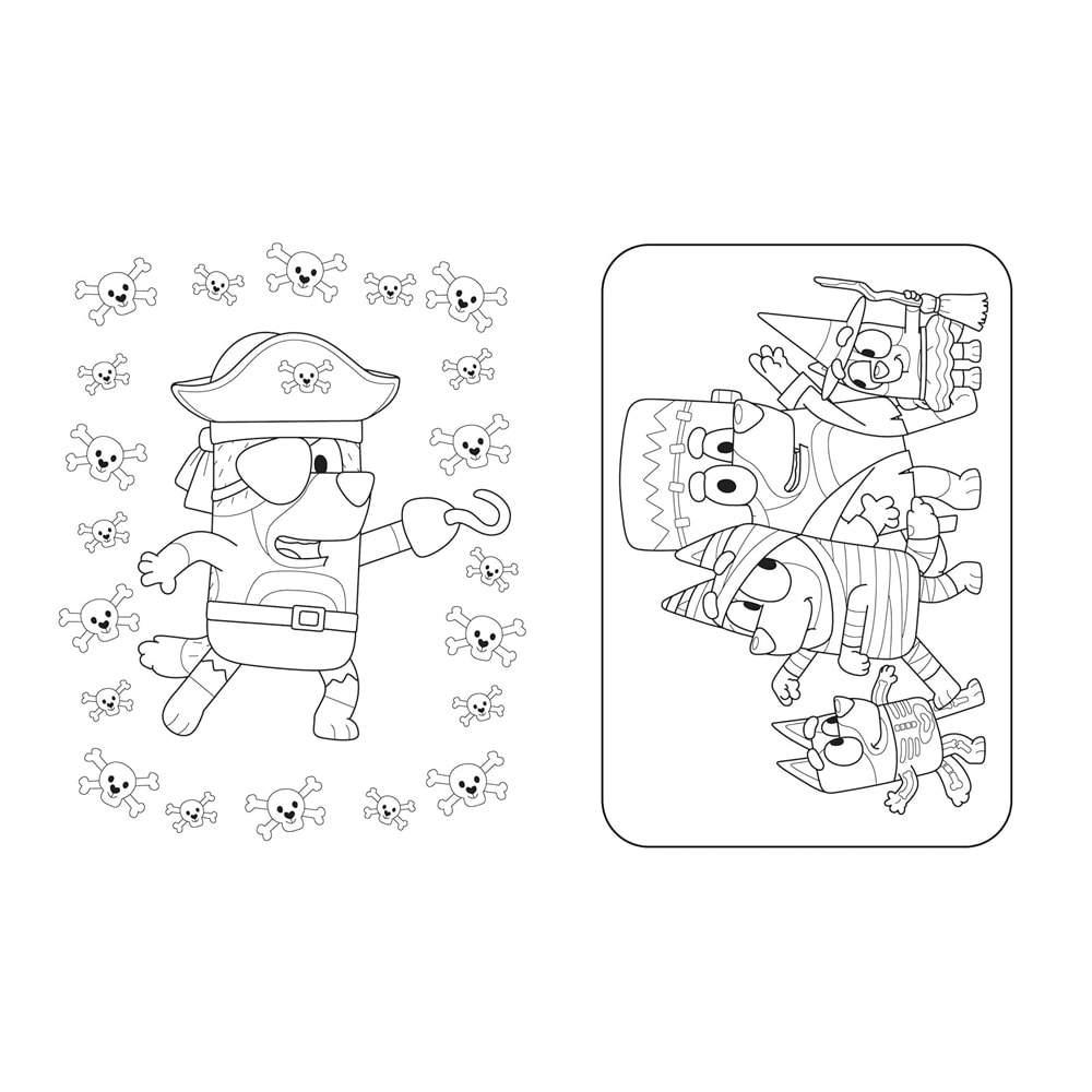 Bluey: Hooray, It's Halloween!: A Coloring Book
